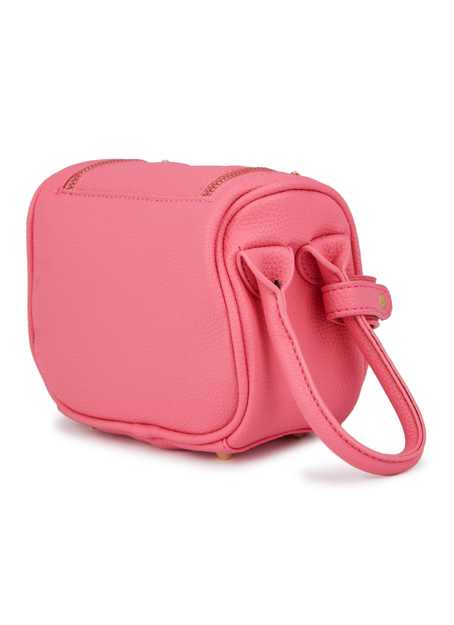 Faux Leather Buckle Detail Convertible Crossbody Bag sold by Rainbow product image thumbnail 3