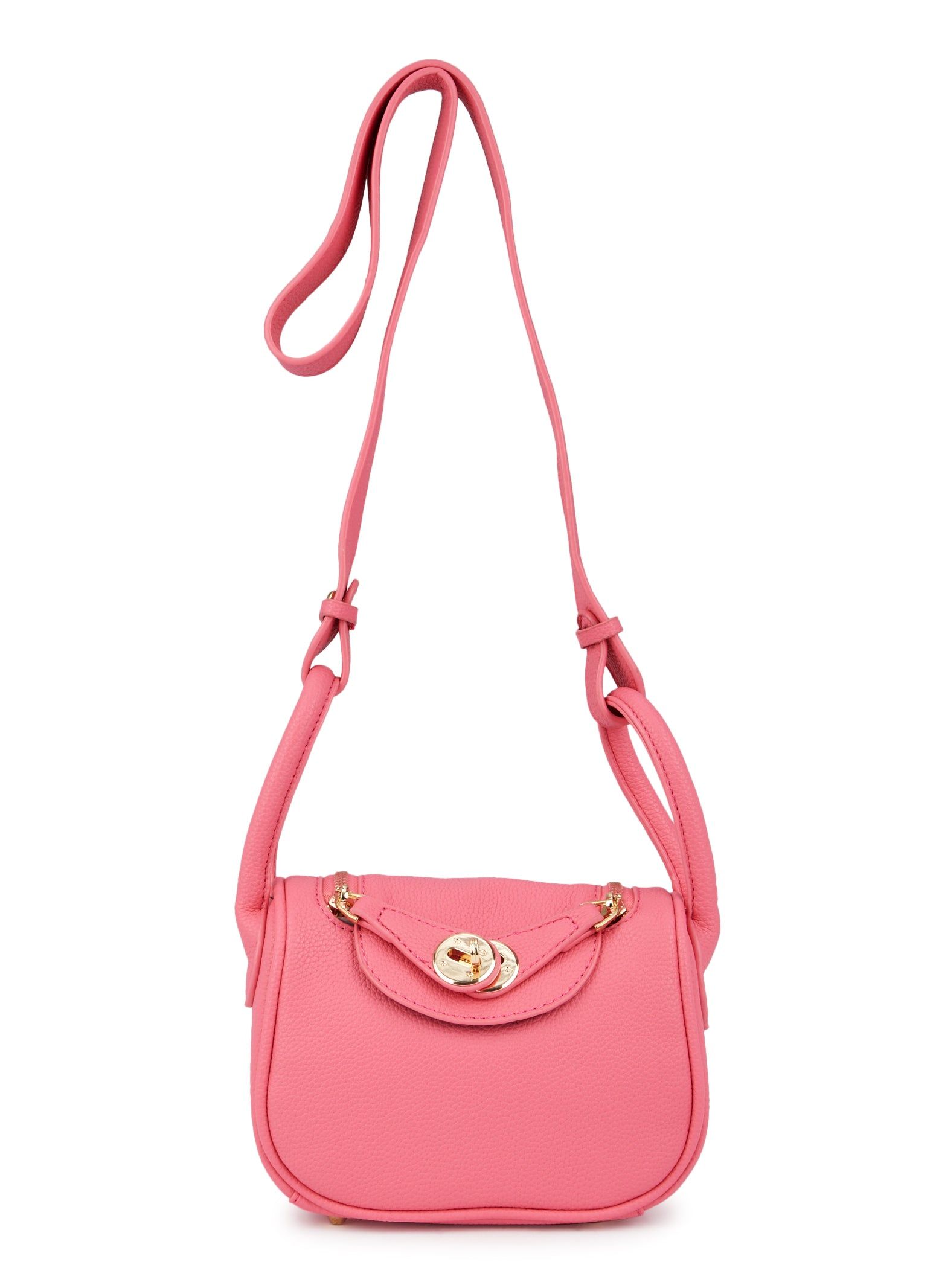 Faux Leather Buckle Detail Convertible Crossbody Bag sold by Rainbow product image thumbnail 2