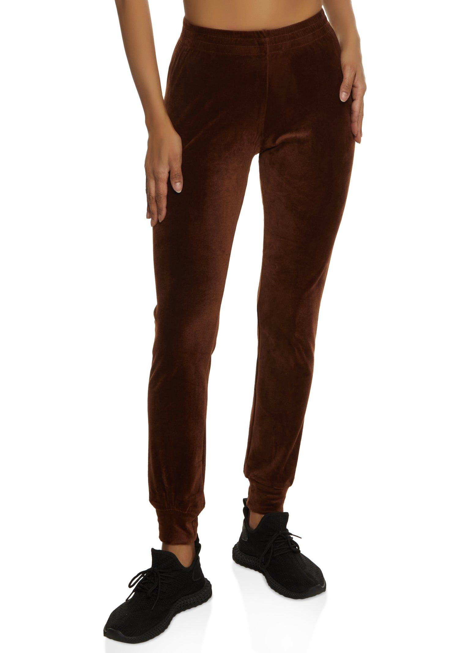 Velour High Waist Jogger sold by Rainbow