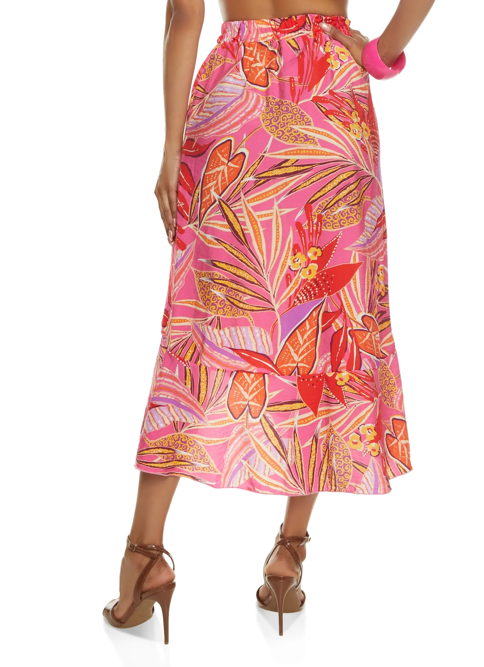 Printed Side Slit Maxi Skirt sold by Rainbow product image thumbnail 2