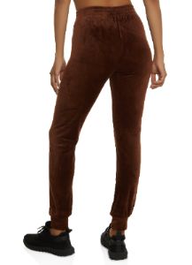 Velour High Waist Jogger sold by Rainbow