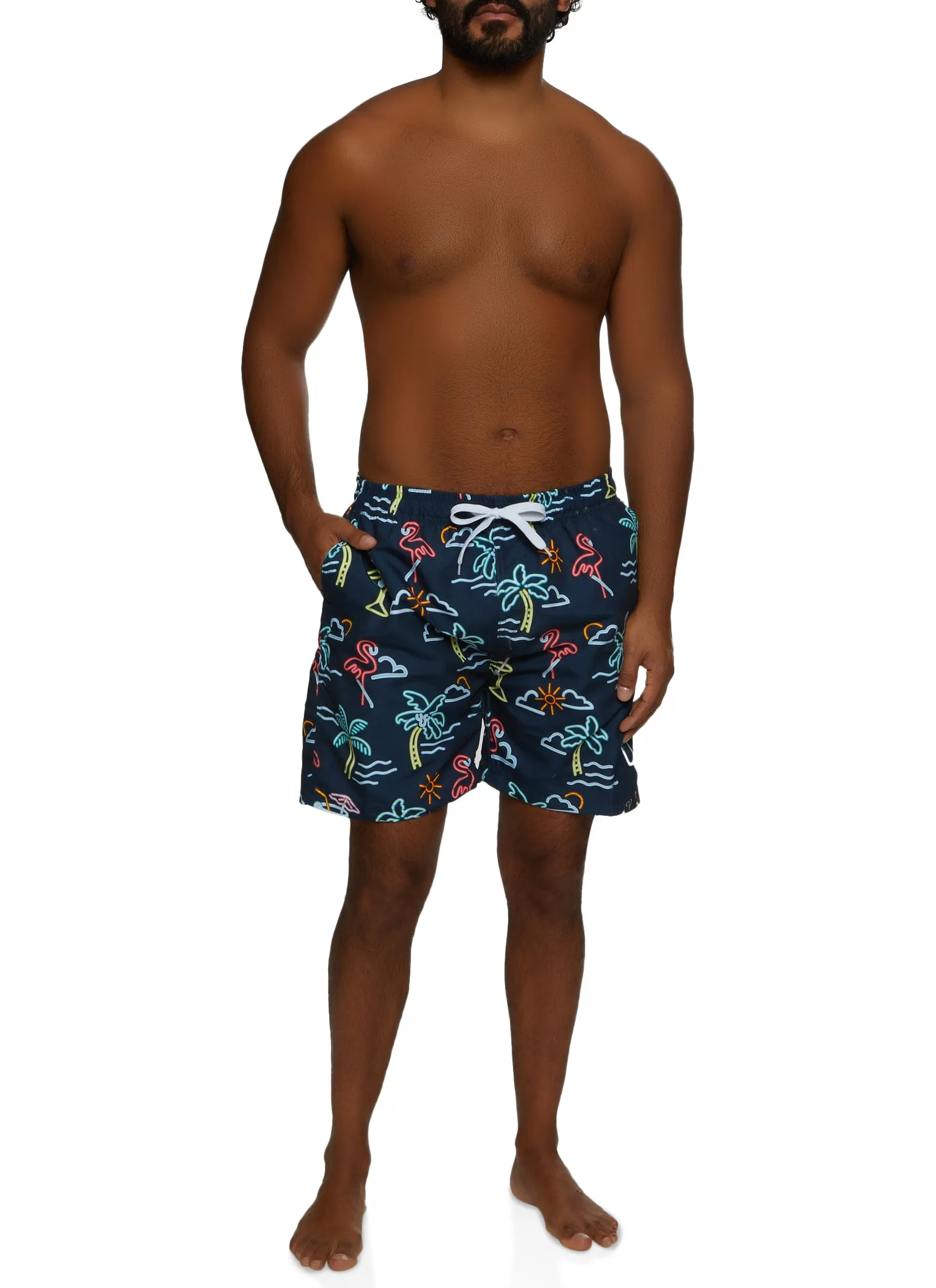 Mens Patterned Swim Trunks sold by Rainbow product image thumbnail 2