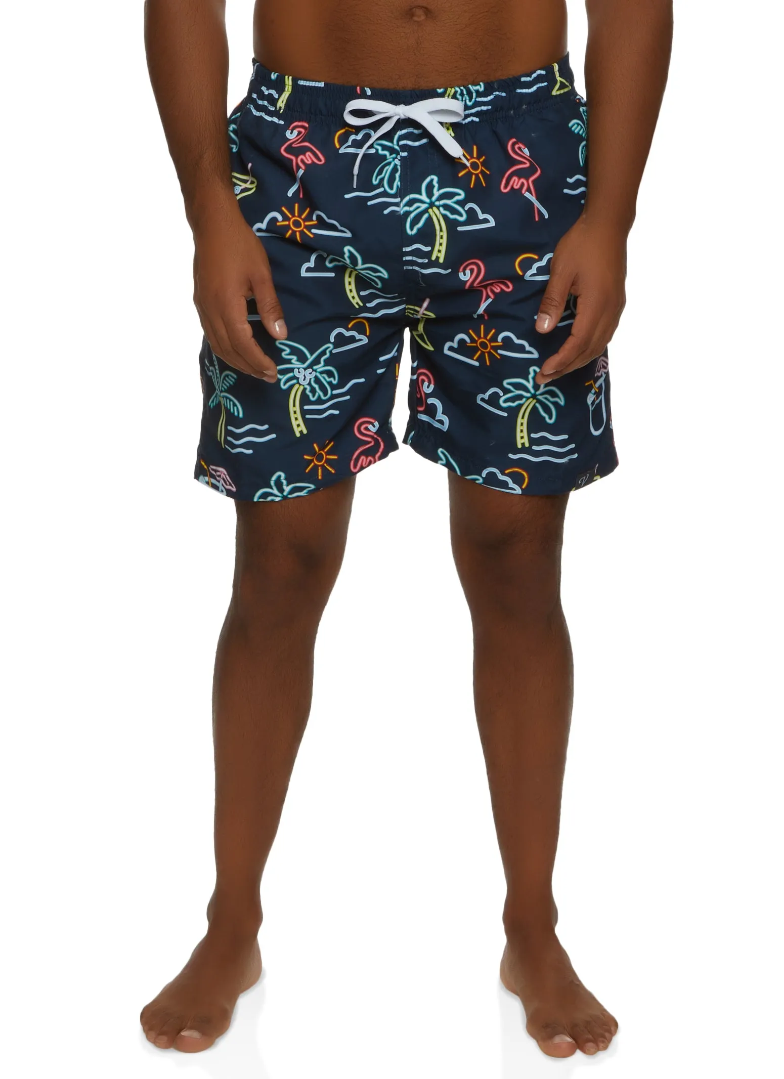 Mens Patterned Swim Trunks sold by Rainbow