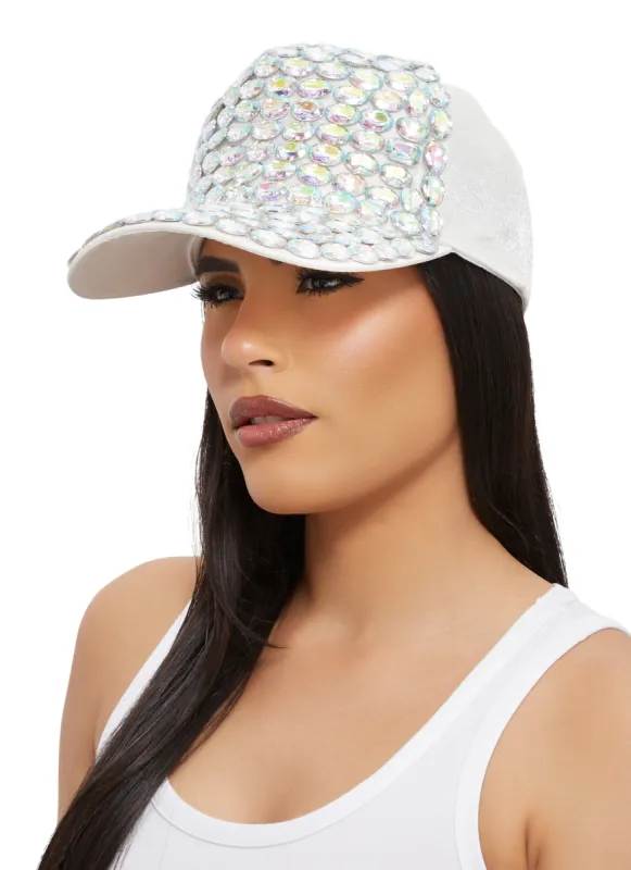 WMNS) Gucci GG Crystal Baseball Hat 'Pink' 760147-4HA4C-5872