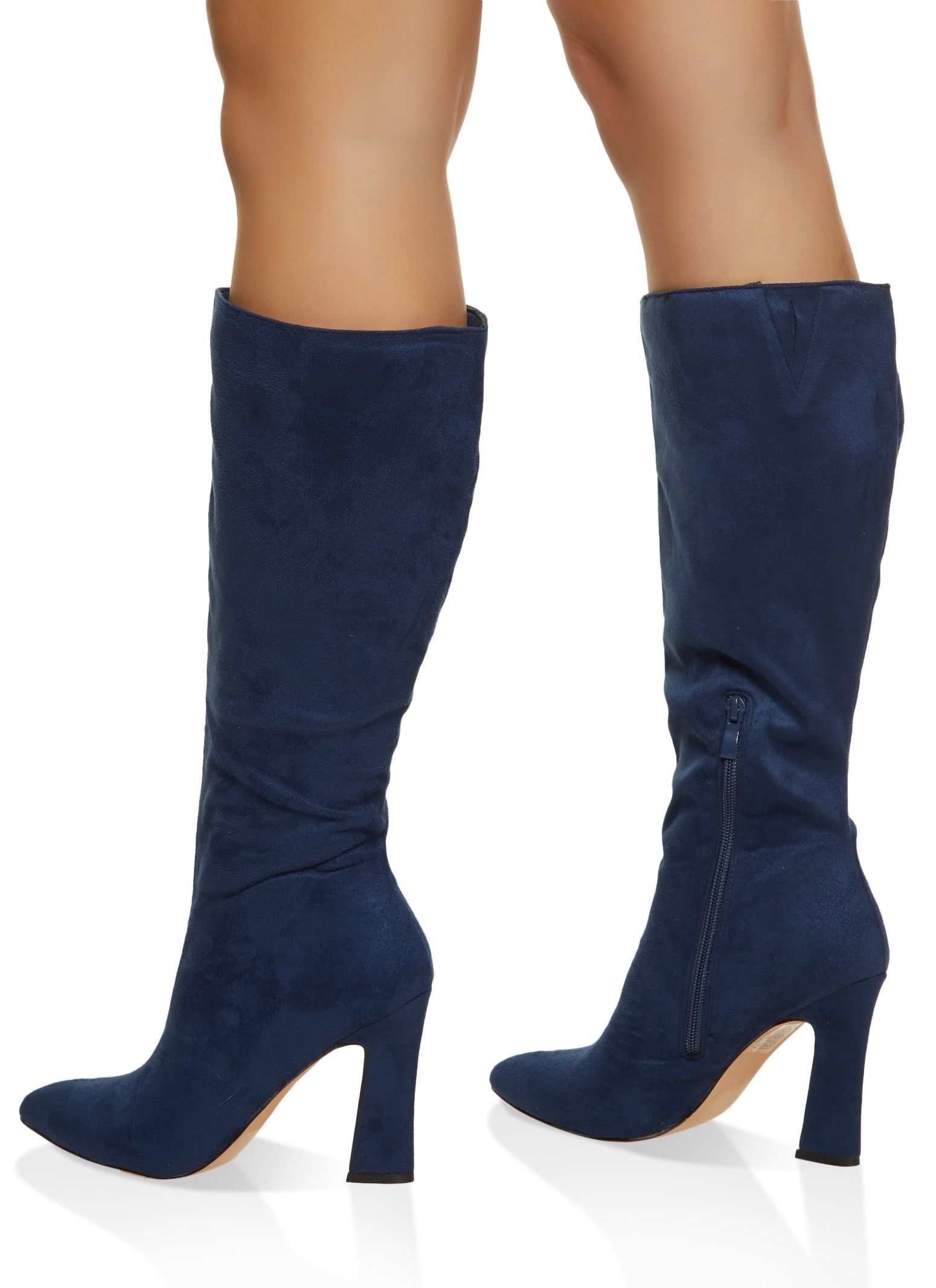 Faux Suede Pointed Toe Boots sold by Rainbow product image thumbnail 3