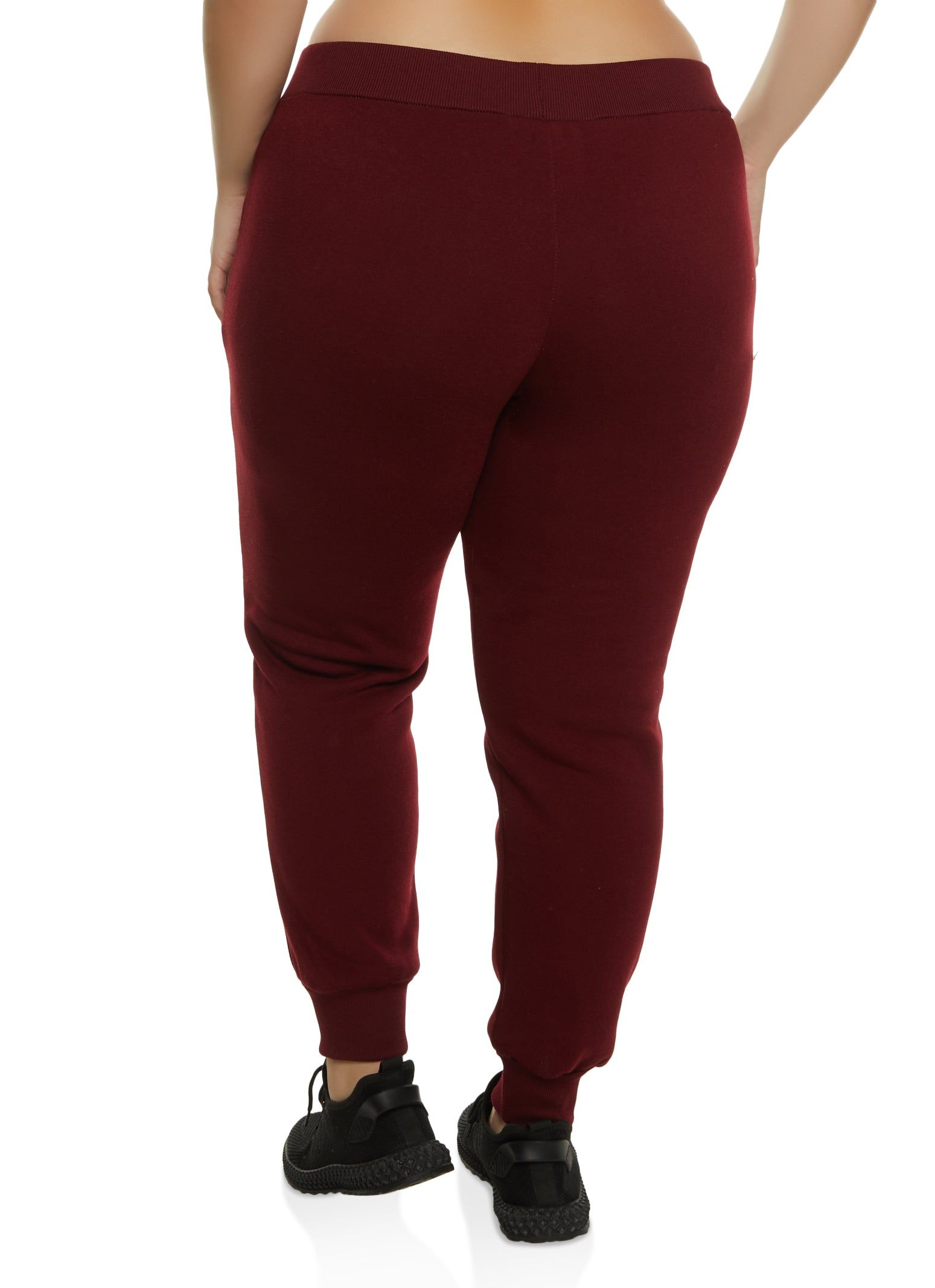 Plus Size Love Rhinestone Graphic Drawstring Joggers sold by Rainbow product image thumbnail 2