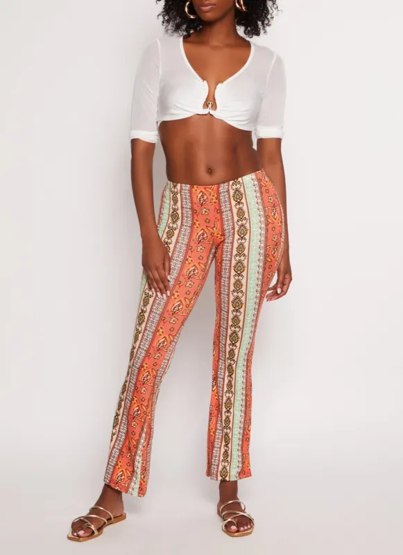 Border Boho Print Pants sold by Rainbow