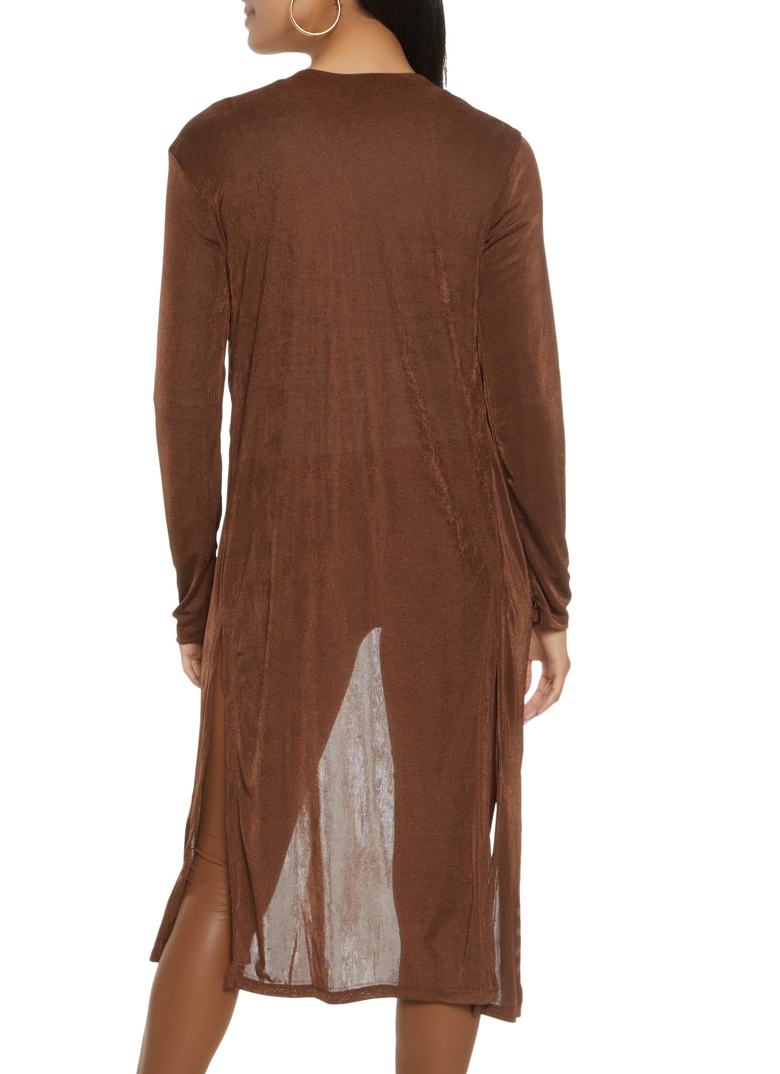 Shimmer Knit Long Sleeve Duster sold by Rainbow product image thumbnail 2