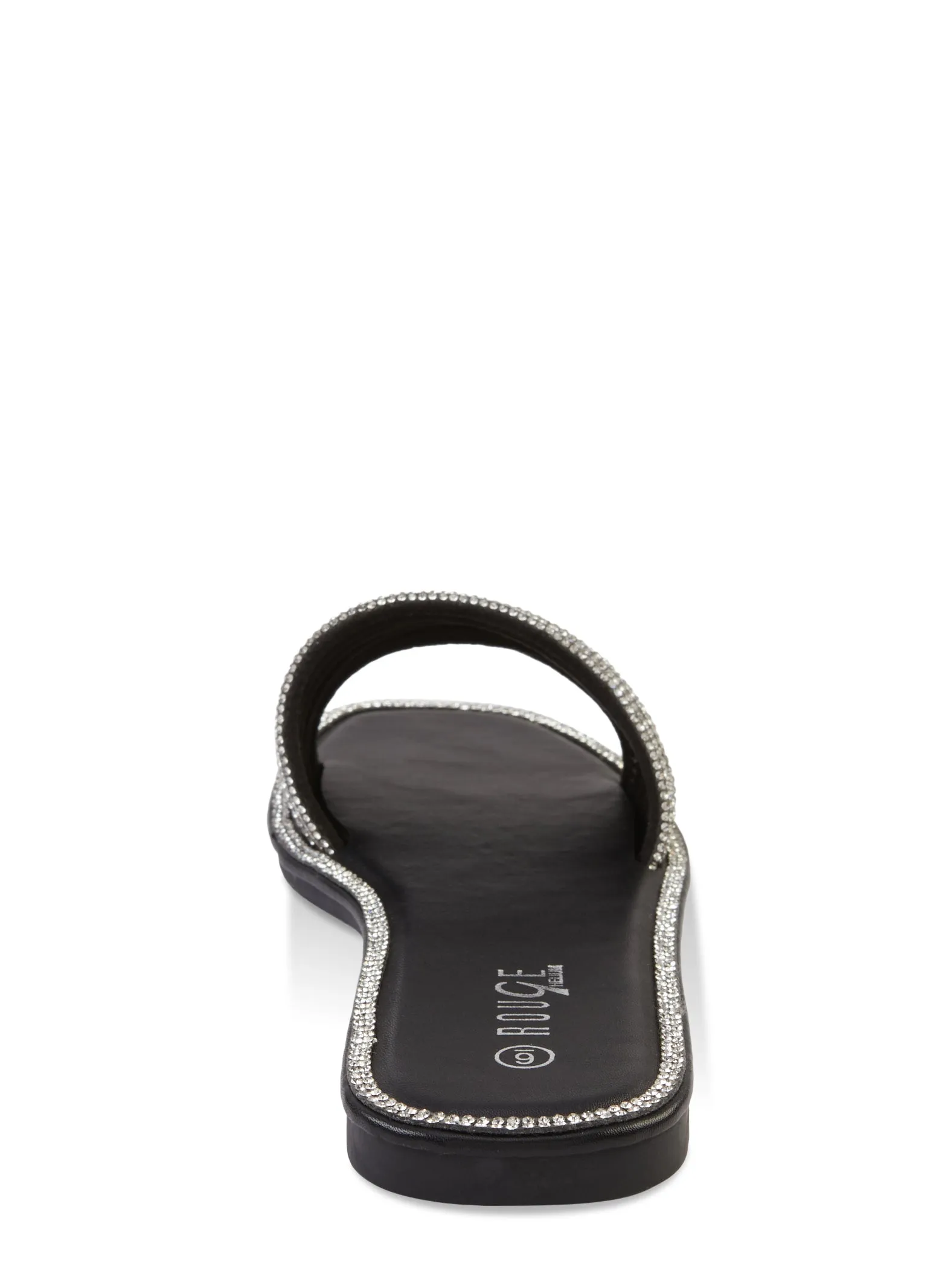 Rhinestone Strappy Band Slide Sandals sold by Rainbow product image thumbnail 3