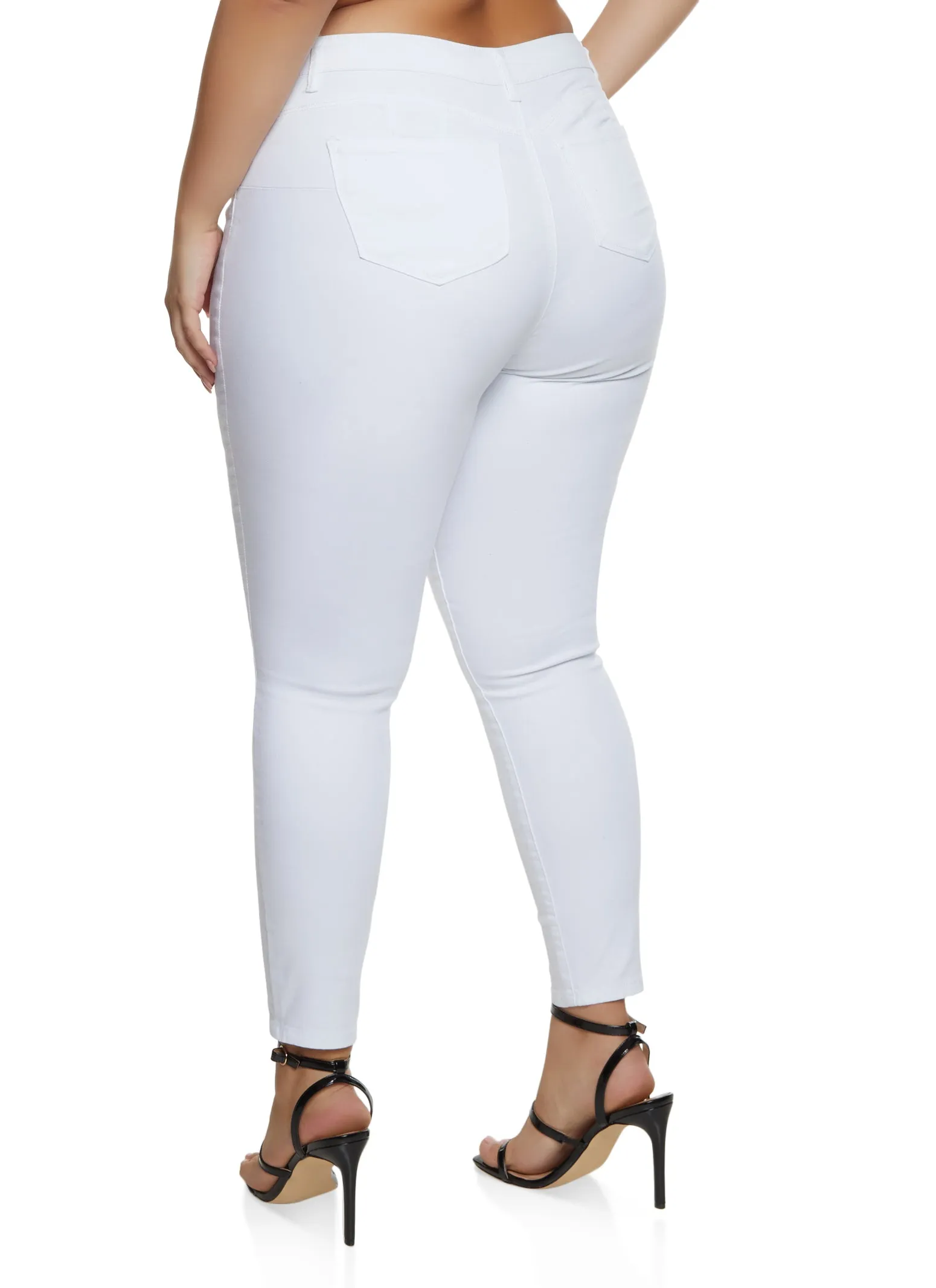 Plus Size Twill High Waist Pants sold by Rainbow product image thumbnail 2