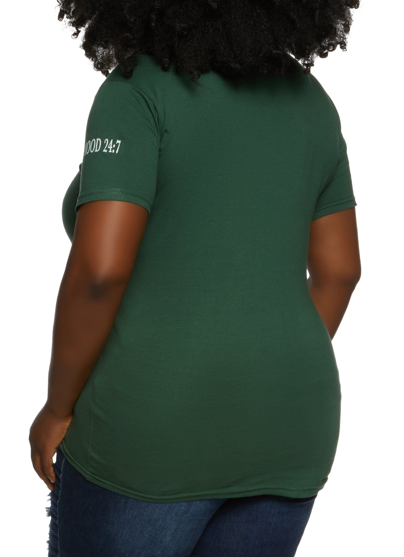 Plus Size Shall Not Try Me Graphic Tee sold by Rainbow product image thumbnail 2