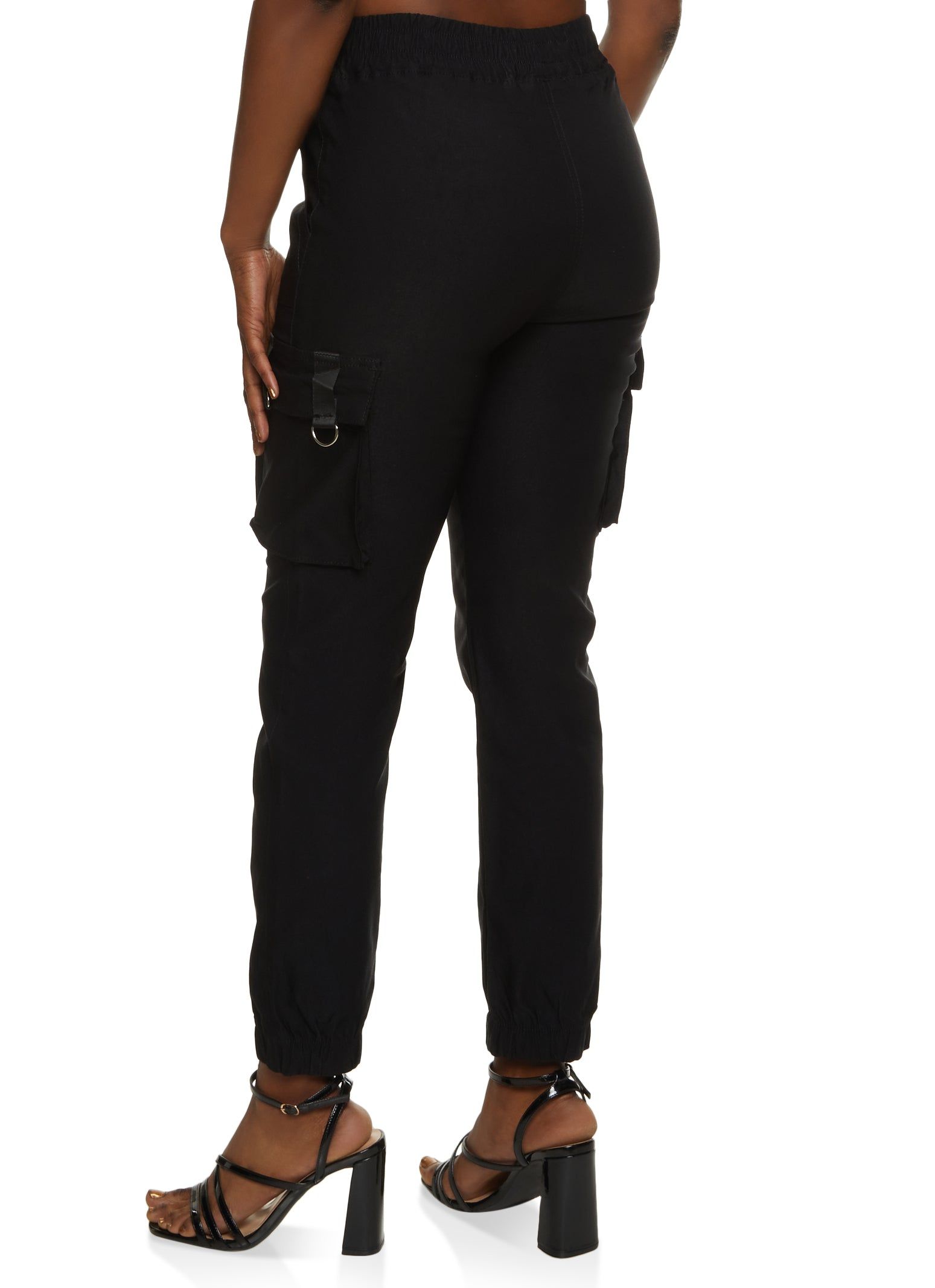 Buckle Detail Cargo Pocket Joggers sold by Rainbow product image thumbnail 3