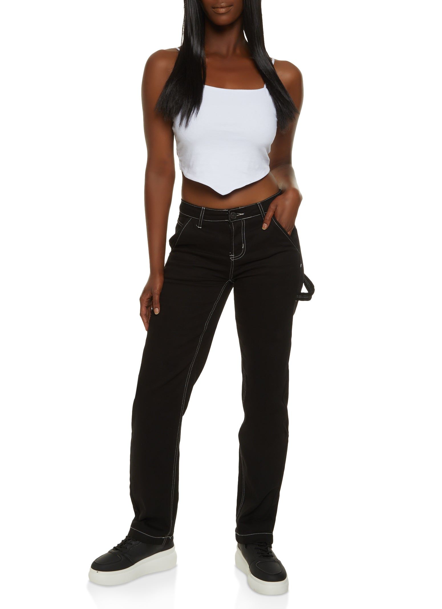 Twill Decorative Stitch Carpenter Pants sold by Rainbow product image thumbnail 2
