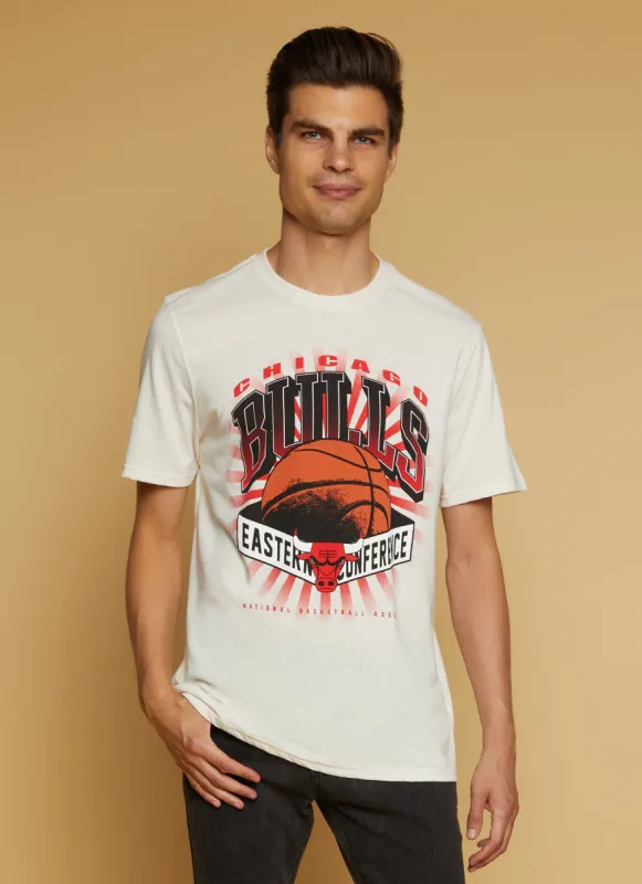 Mens NBA Chicago Bulls Eastern Conference T Shirt sold by Rainbow