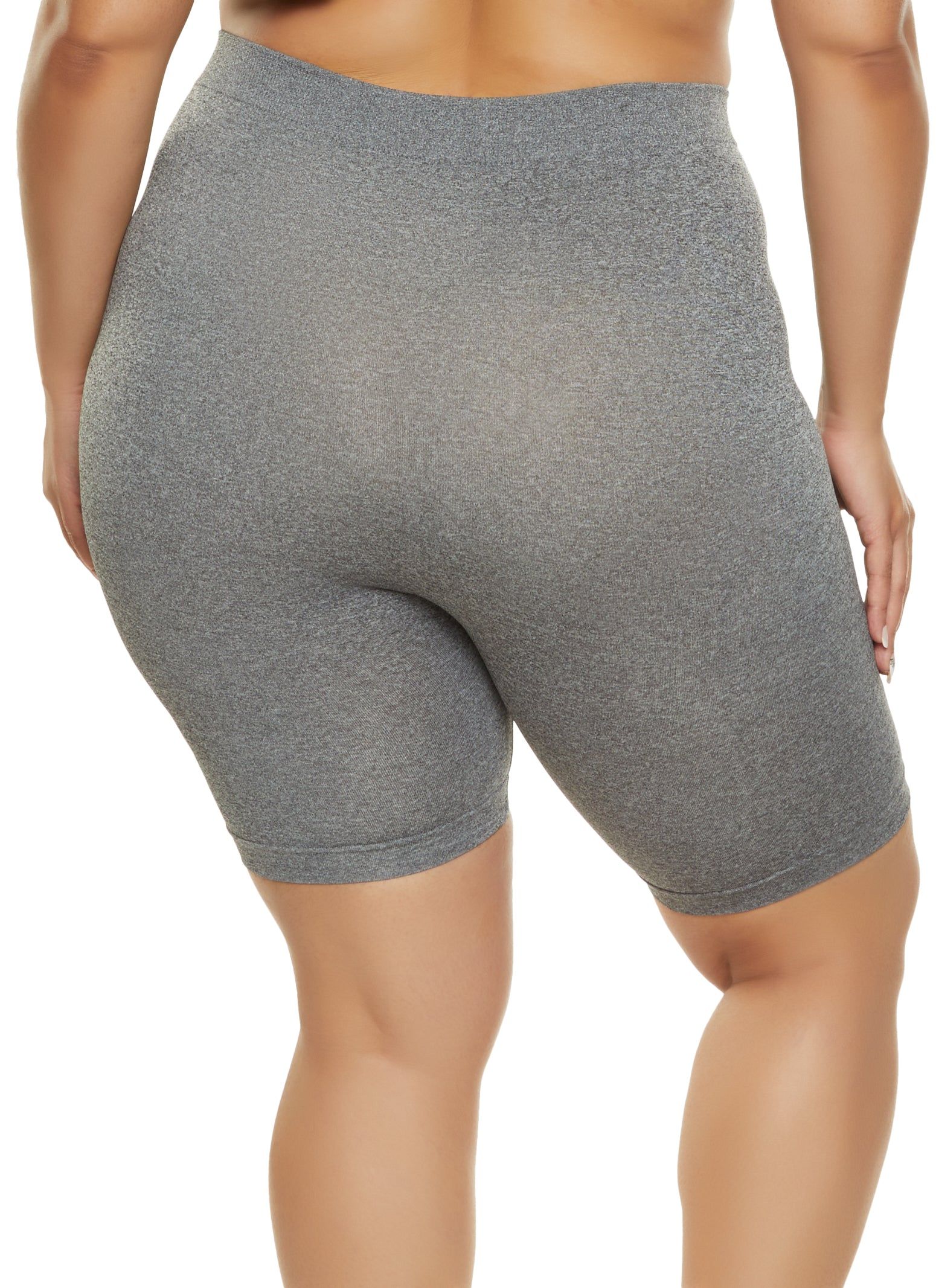 Plus Size Solid Bermuda Biker Shorts sold by Rainbow product image thumbnail 2