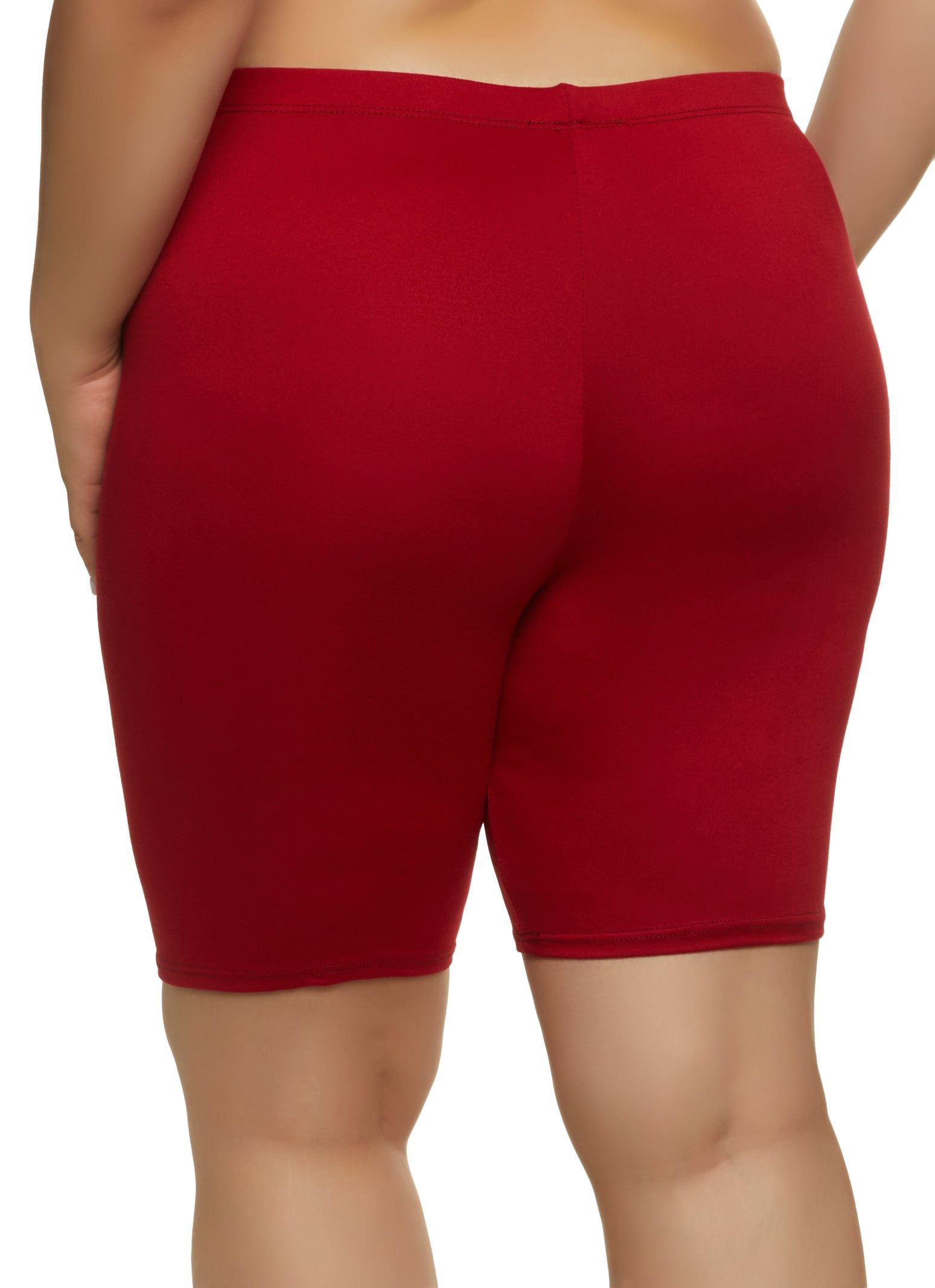 Plus Size Solid Biker Shorts sold by Rainbow product image thumbnail 2