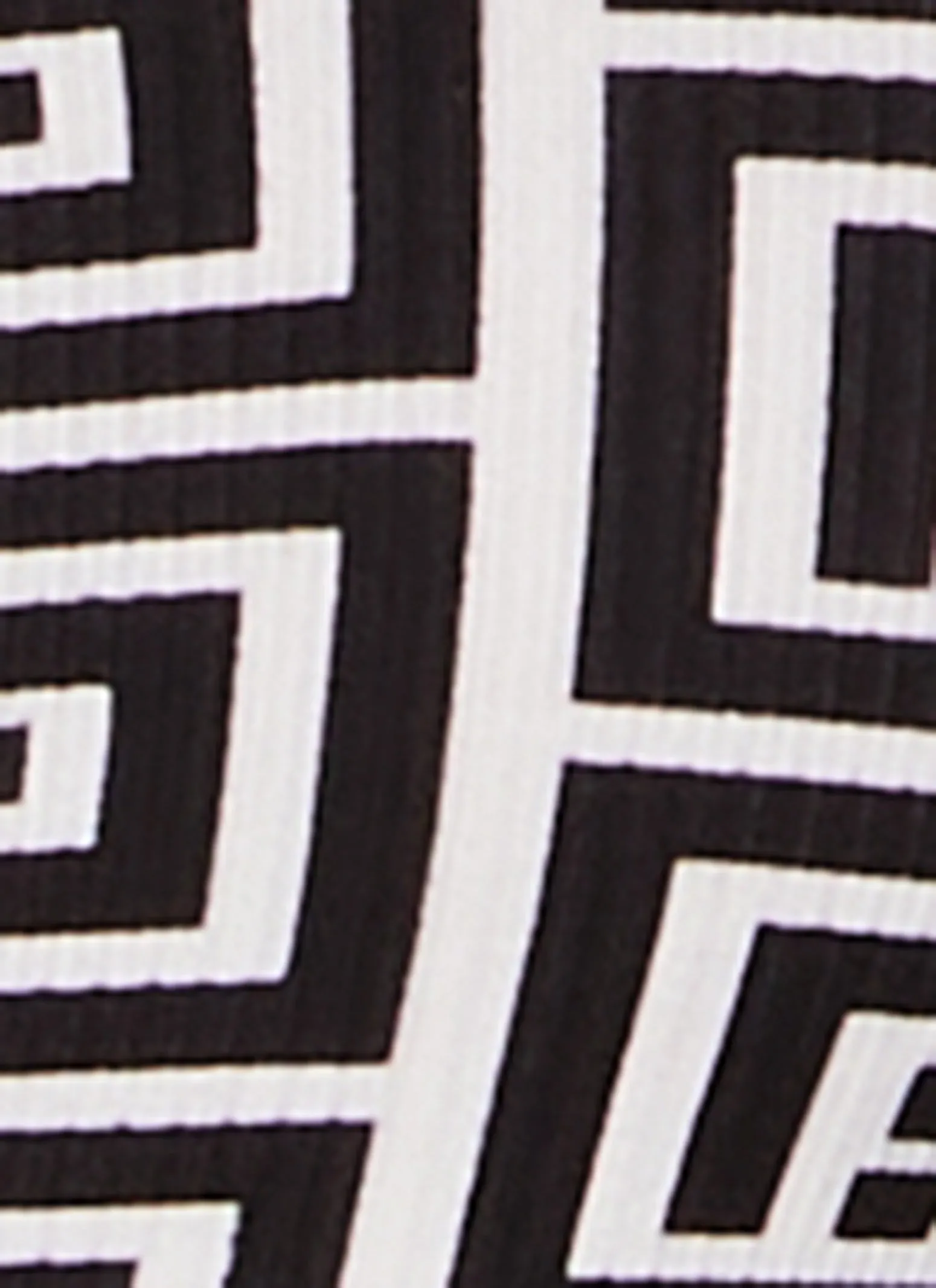 Greek Key Print Button Front Crop Top sold by Rainbow product image thumbnail 4