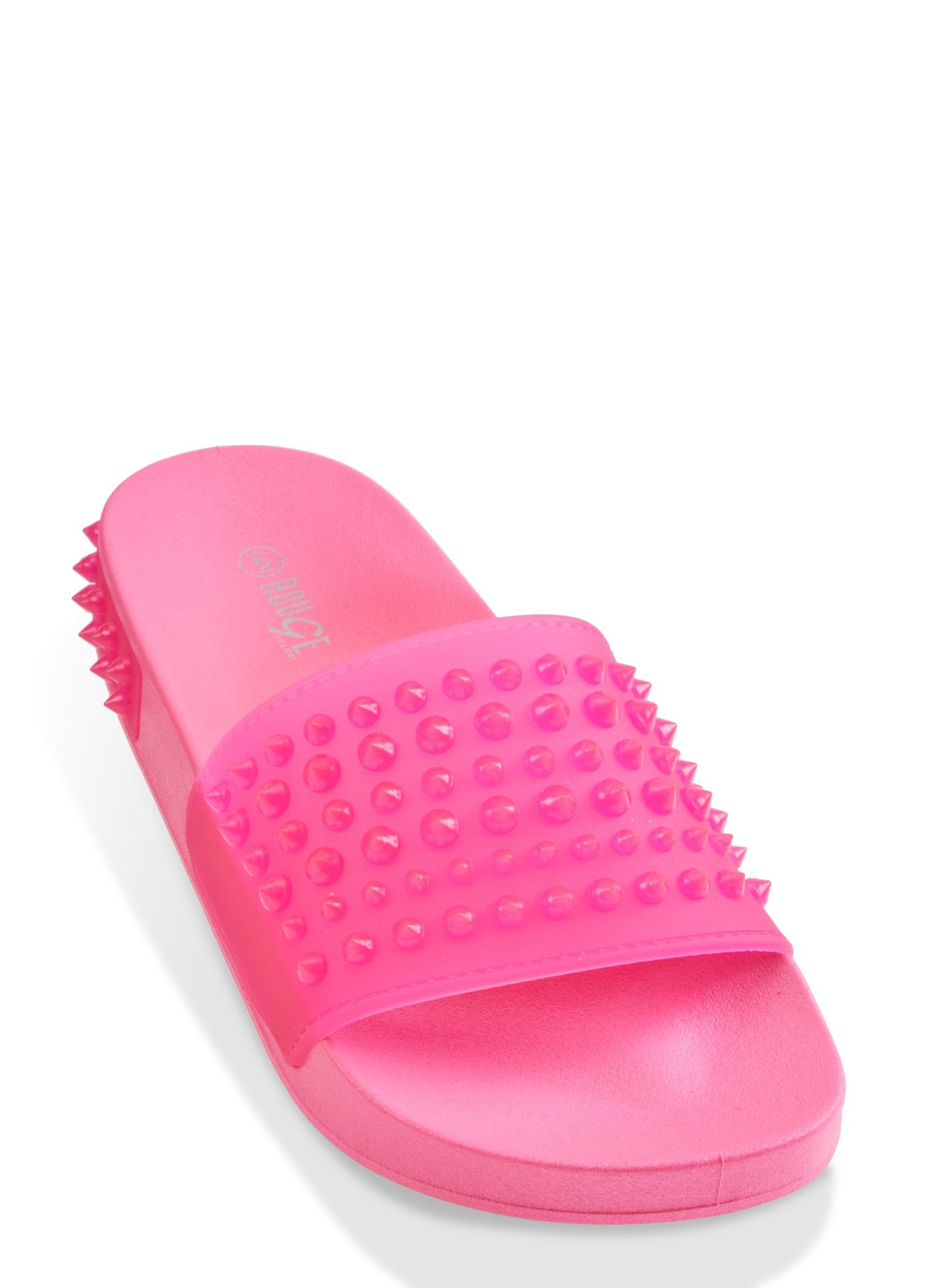Jelly Studded Solid Slide Sandals sold by Rainbow