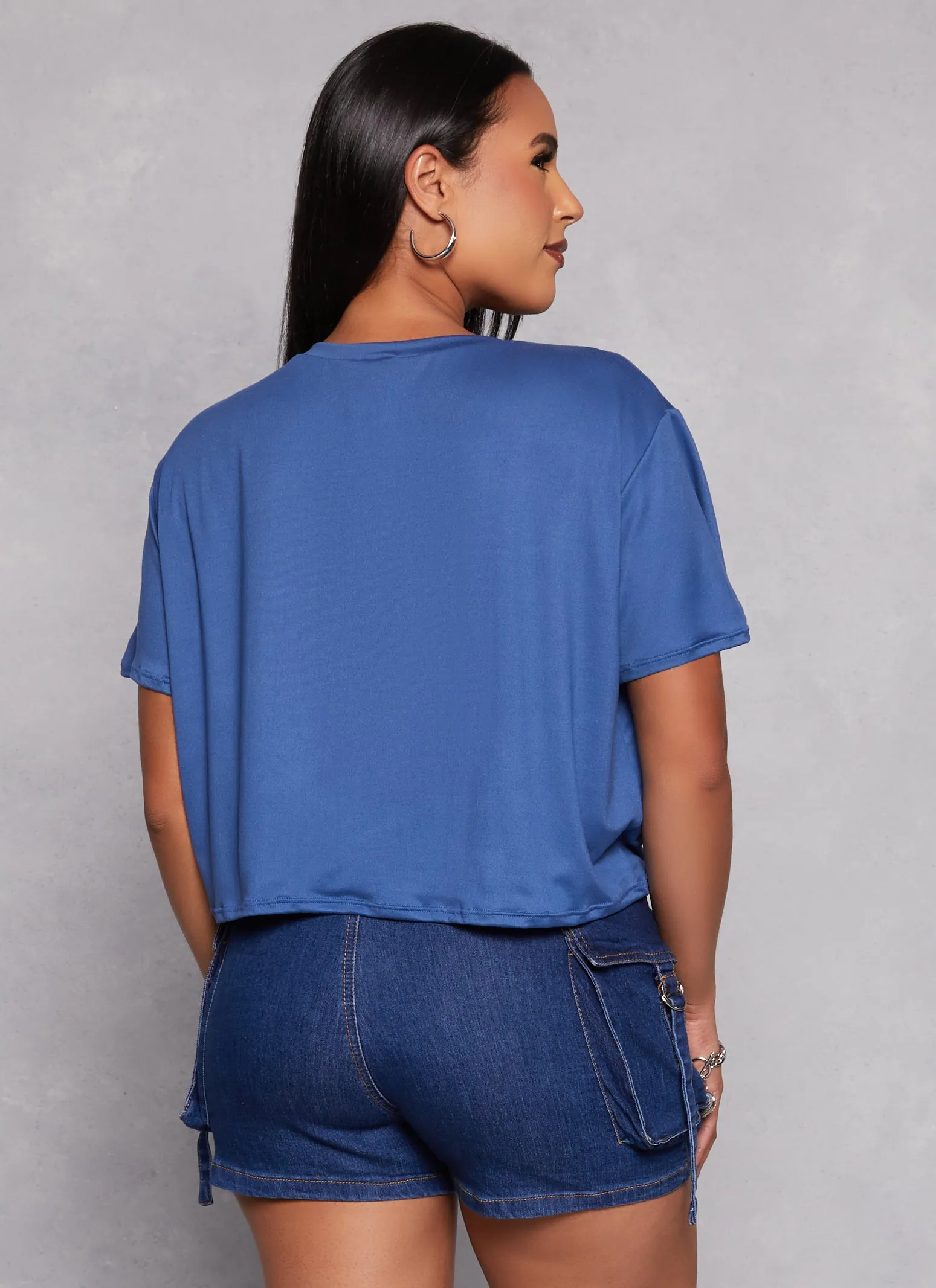 Love Life Patch Rhinestone Graphic Tee sold by Rainbow product image thumbnail 3