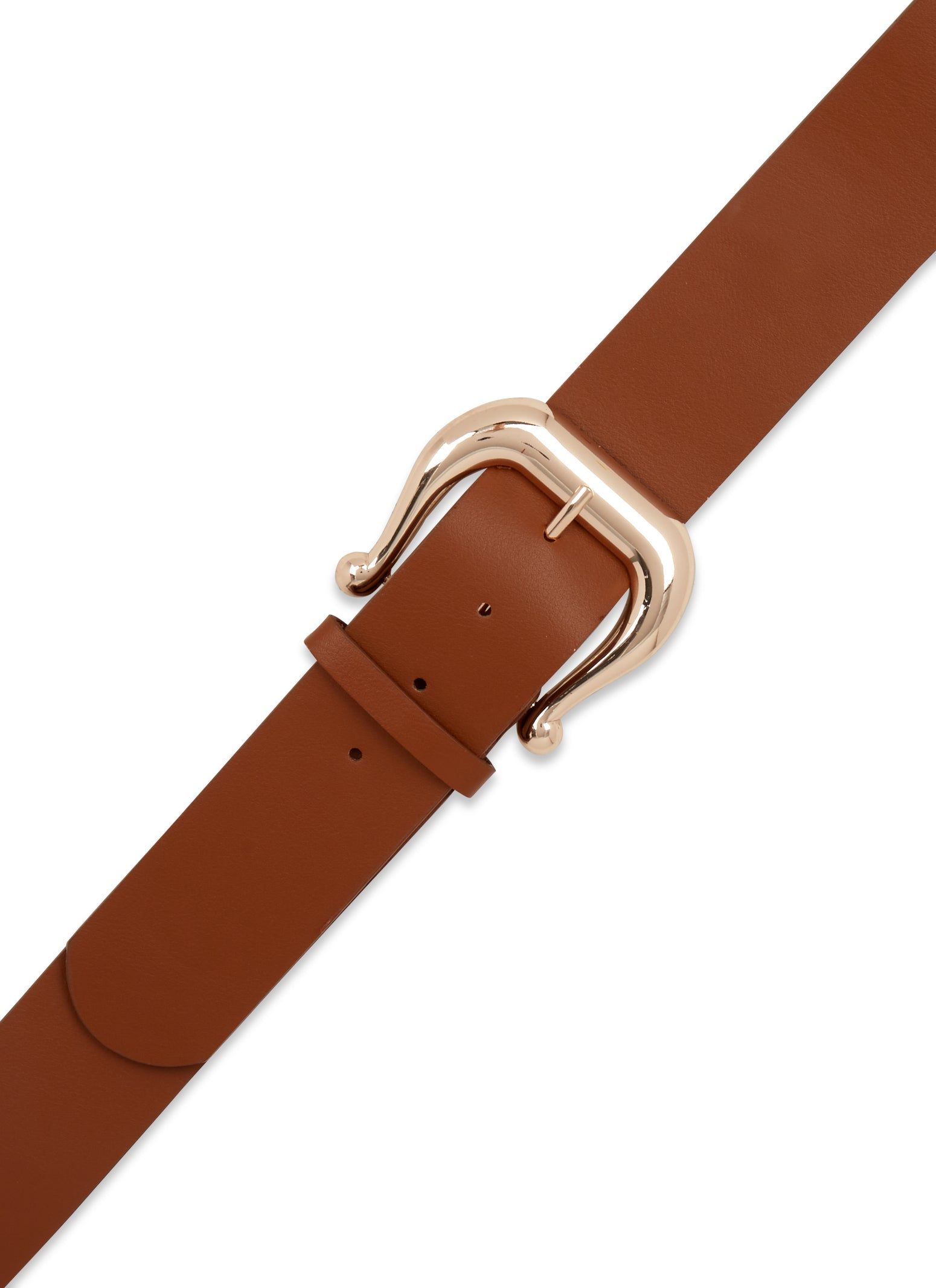 Plus Size Faux Leather Metallic Buckle Wide Belt sold by Rainbow product image thumbnail 2