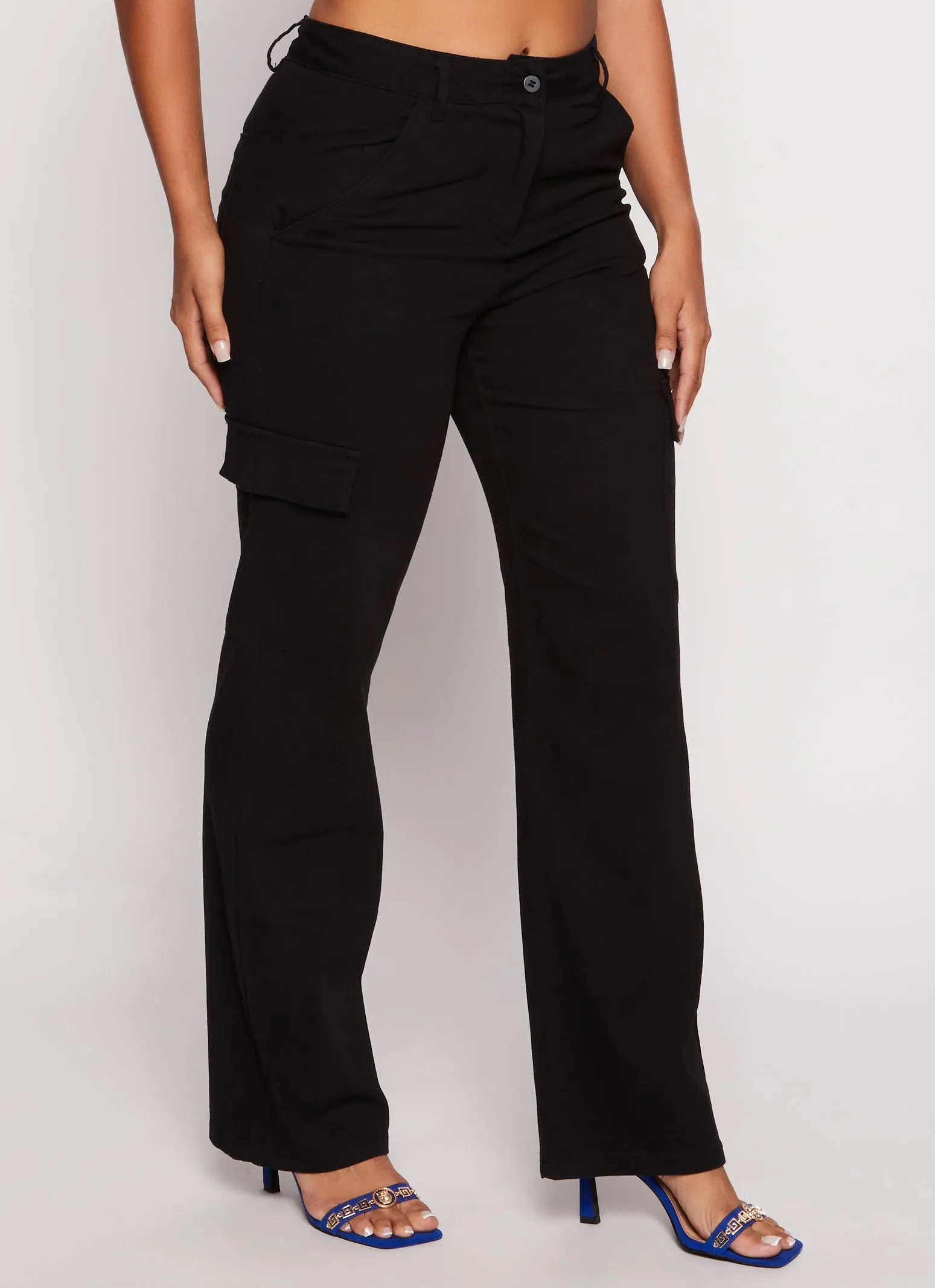 Twill Straight Leg Cargo Pants sold by Rainbow product image thumbnail 2