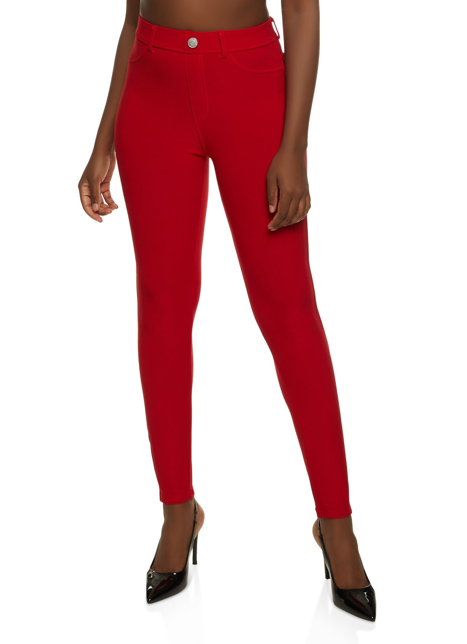 Scuba Solid Skinny Pants sold by Rainbow