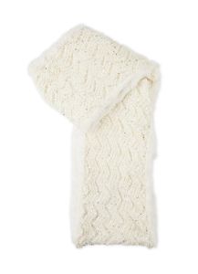 Faux Fur Lined Sequin Infinity Scarf sold by Rainbow
