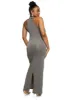 Plus Size Daisy Mock Neck Sleeveless Maxi Dress sold by Rainbow