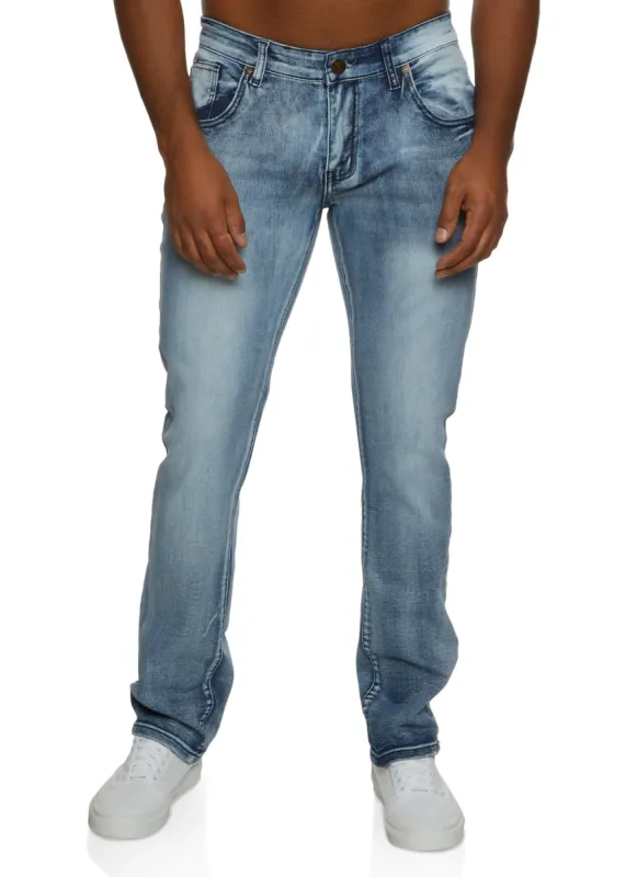 Mens Stretch Skinny Jeans sold by Rainbow