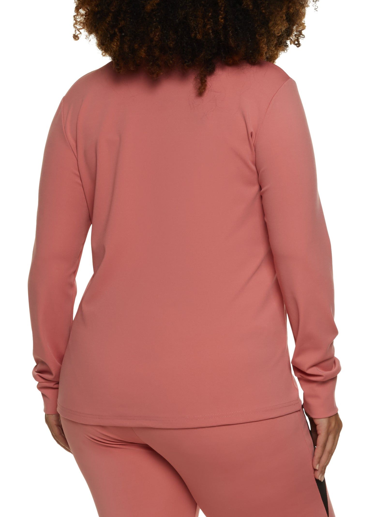 Plus Size Color Blocked Detail Zip Front Track Jacket sold by Rainbow product image thumbnail 3