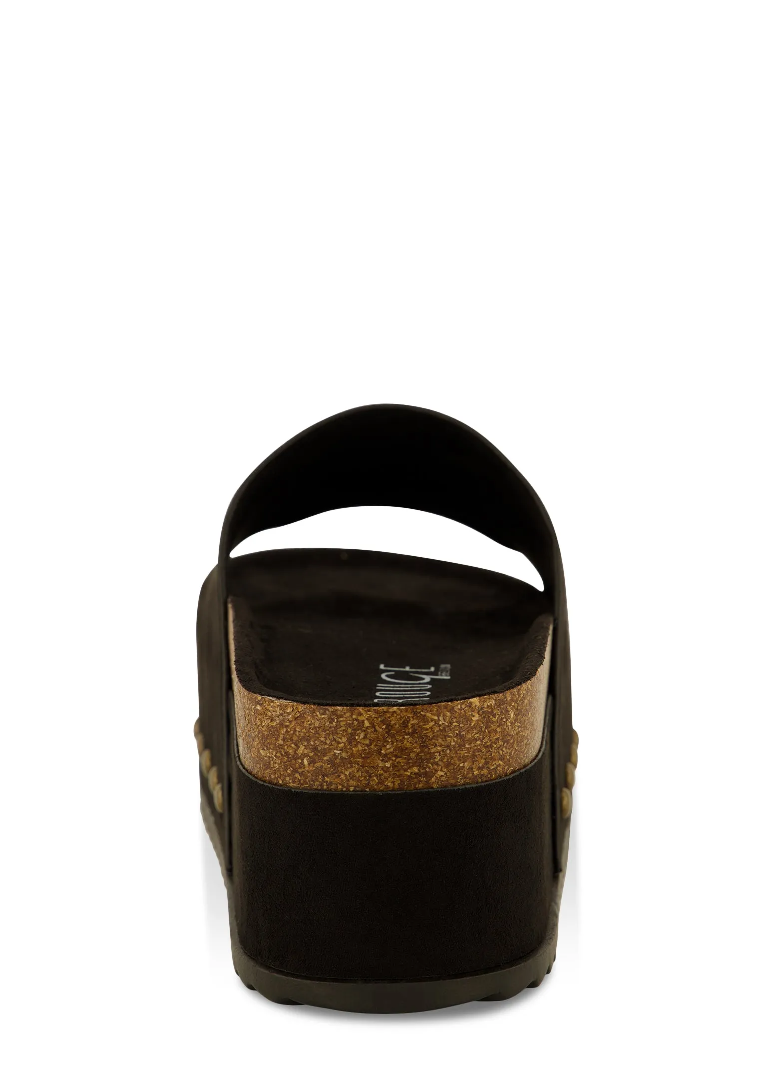 Cork Footbed Platform Slide Sandals sold by Rainbow product image thumbnail 3