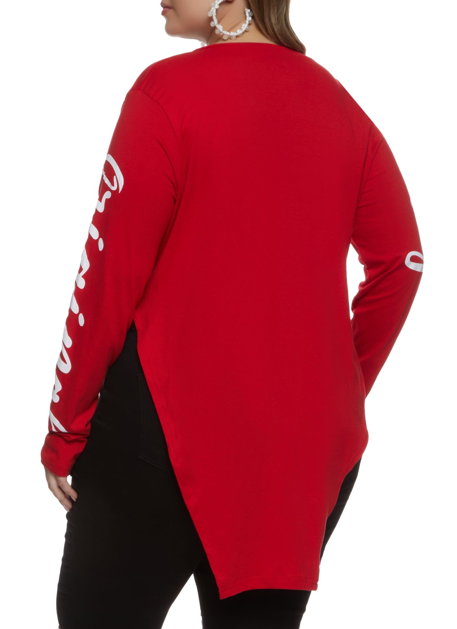 Plus Size Im Not Perfect But Im Original Hanky Hem Graphic Tee sold by Rainbow product image thumbnail 2