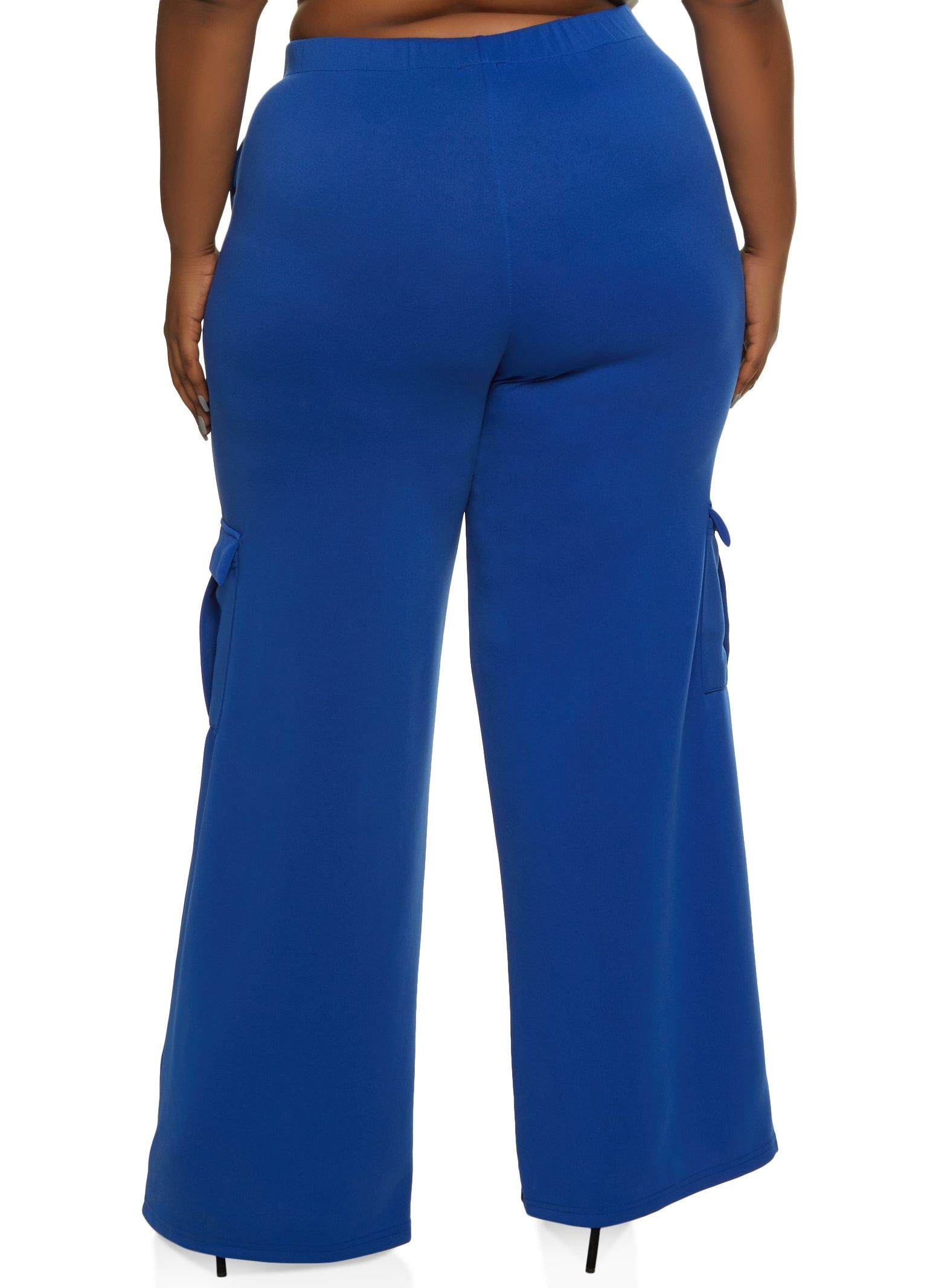 Plus Size Cargo Pocket Wide Leg Pants sold by Rainbow product image thumbnail 2