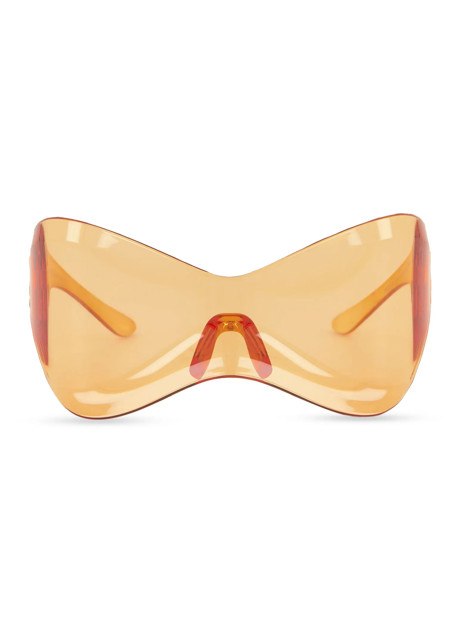 Oversized Rimless Butterfly Wrap Shield Sunglasses sold by Rainbow product image thumbnail 2
