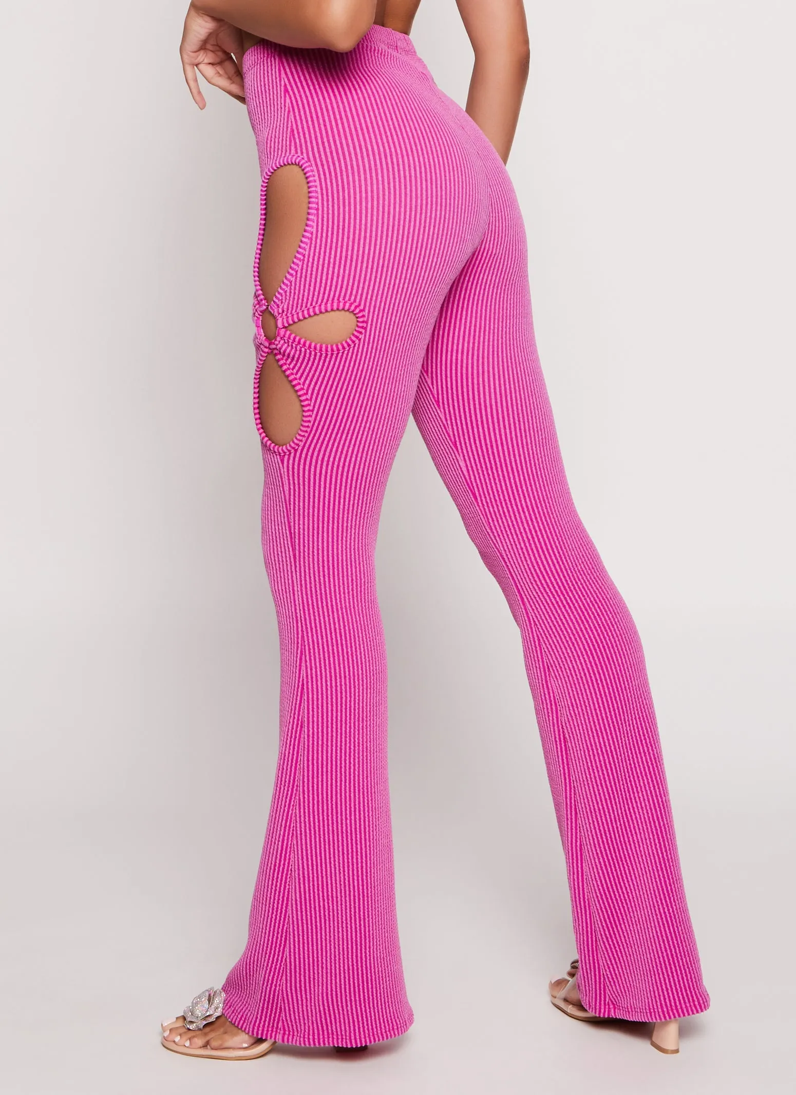 O Ring Side Cut Out High Waist Pants sold by Rainbow product image thumbnail 4