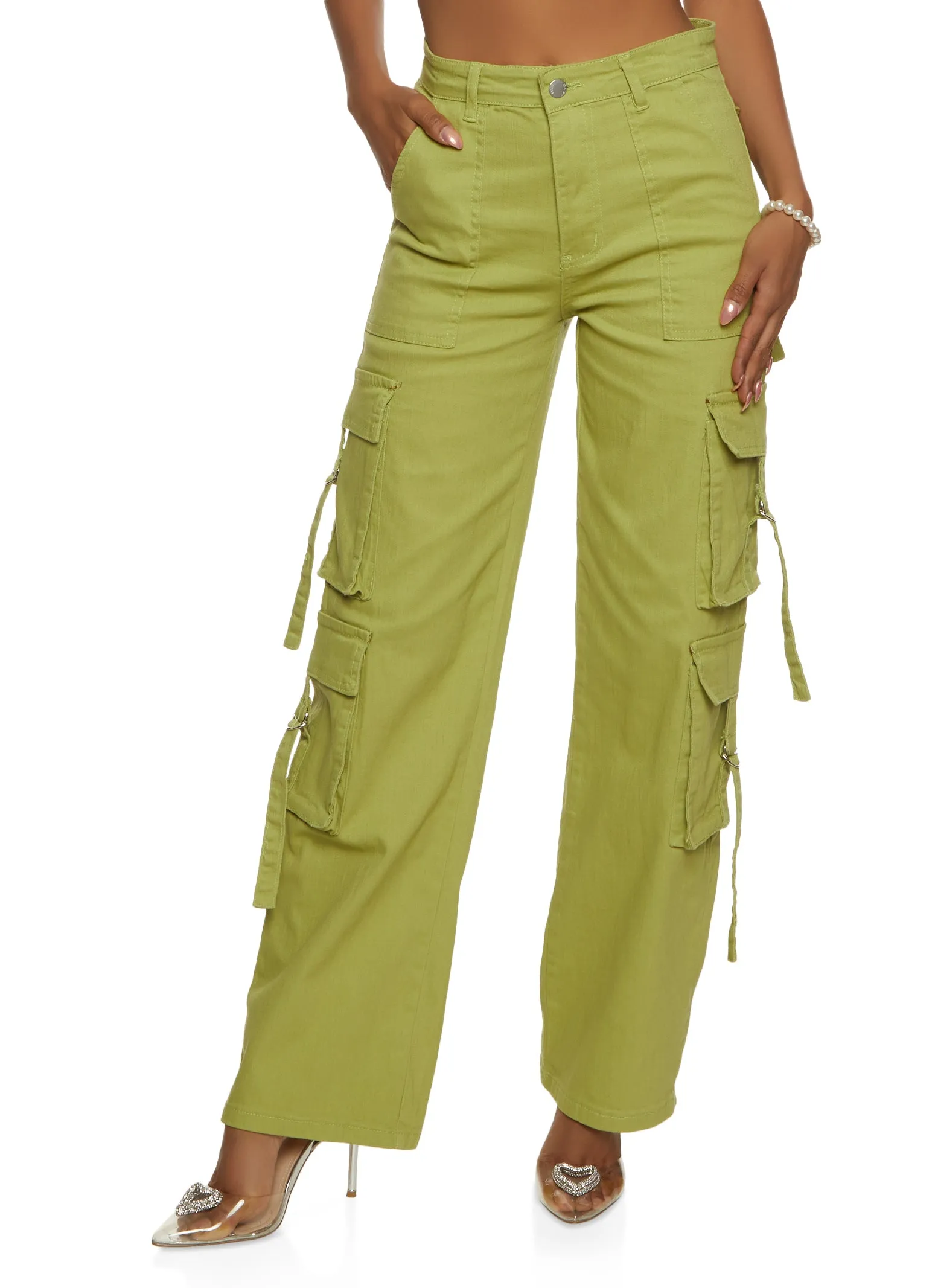 Daisy Strappy Cargo Pants sold by Rainbow
