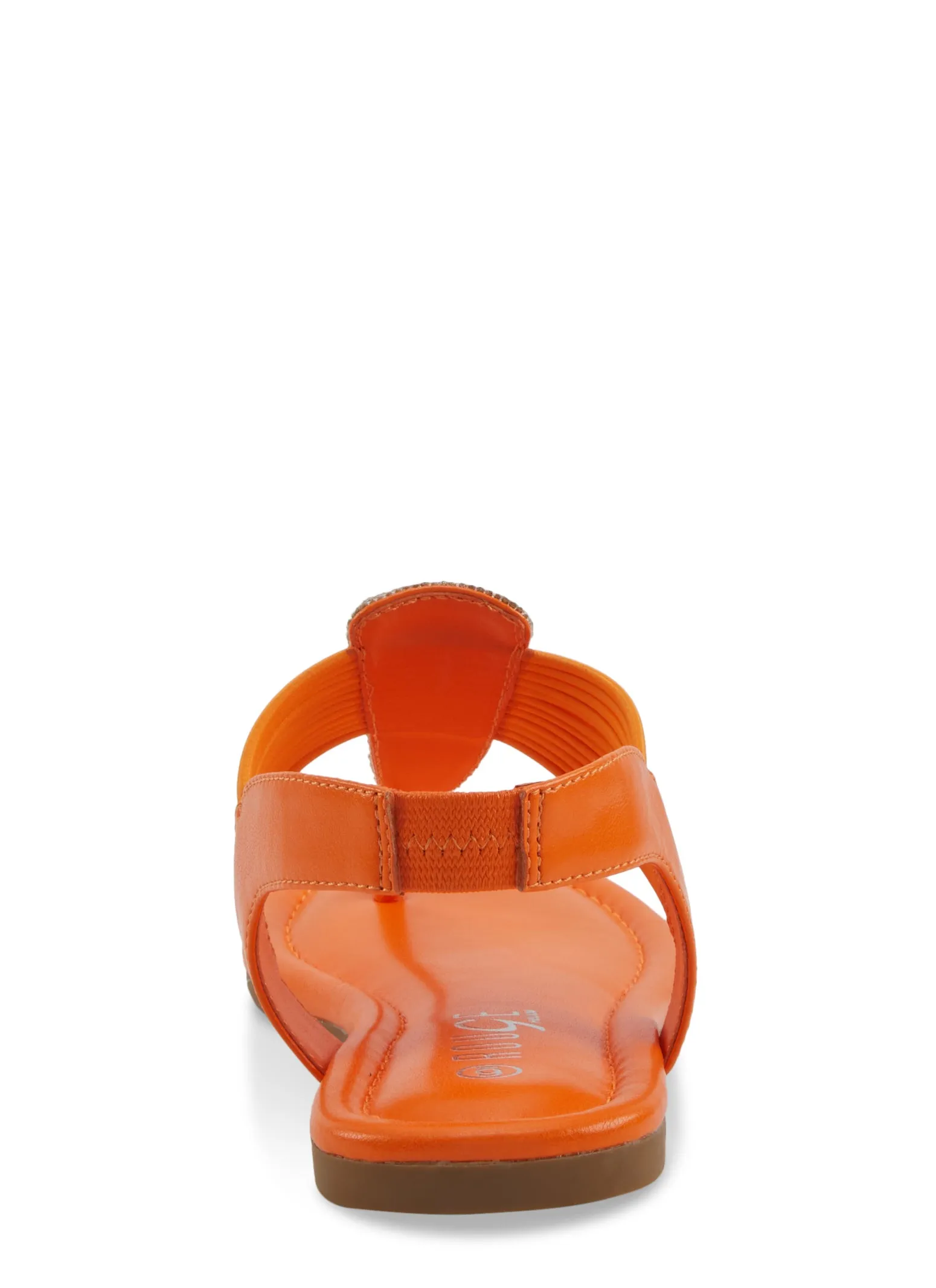 Rhinestone Faux Pearl Detail Corded Thong Sandals sold by Rainbow product image thumbnail 3