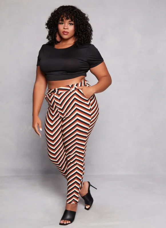 Plus Size Hyperstretch Skinny Leg Dress Pants sold by Rainbow