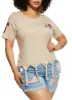 Plus Size Knotted Fringe Find Your Way Graphic Tee sold by Rainbow