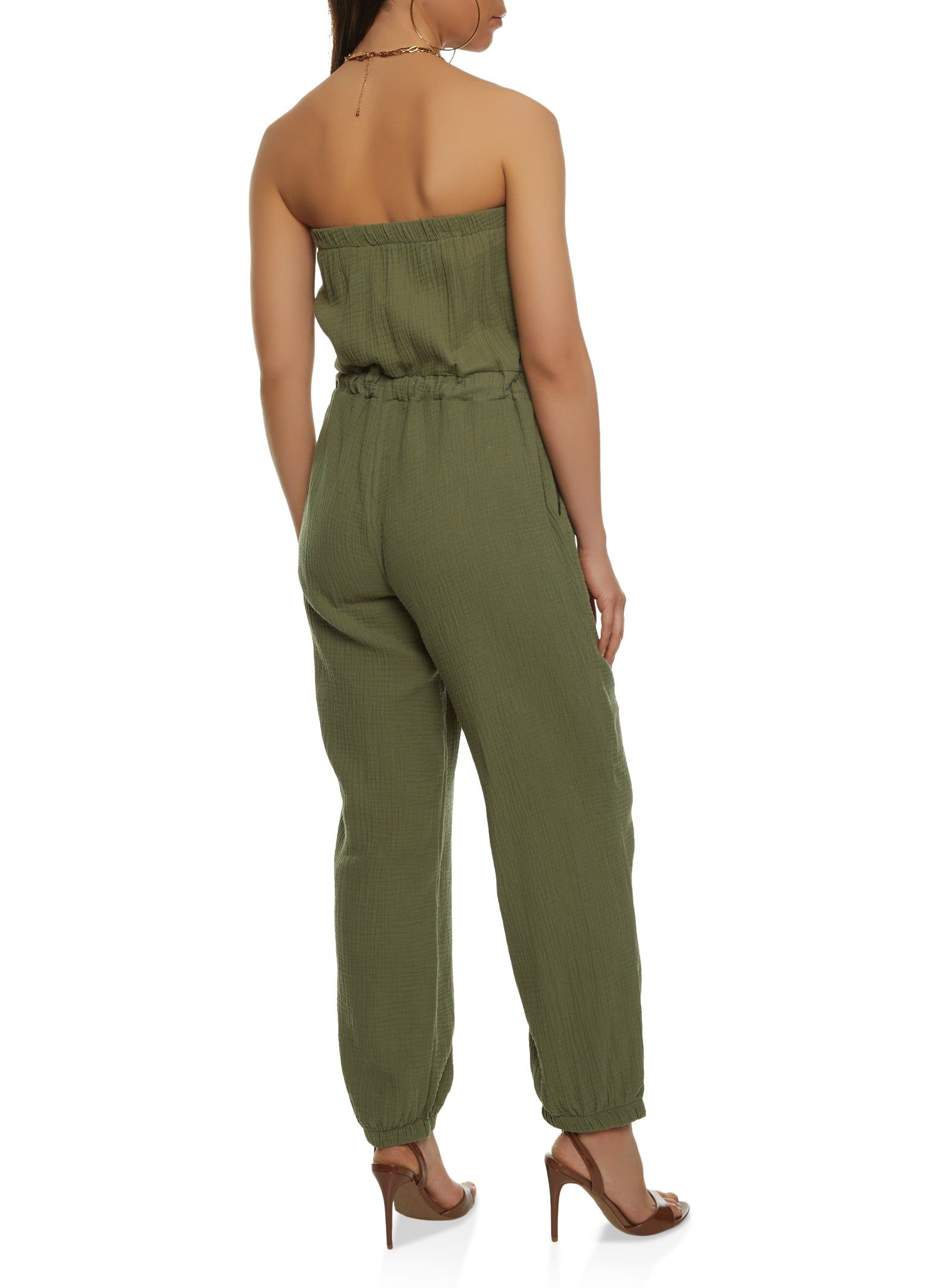 Strapless Drawstring Jumpsuit sold by Rainbow product image thumbnail 2