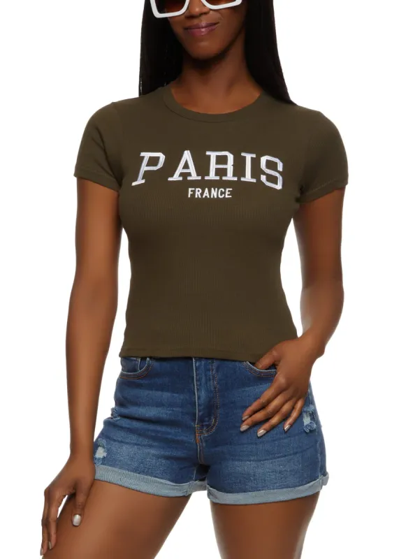 Paris France Tee sold by Rainbow