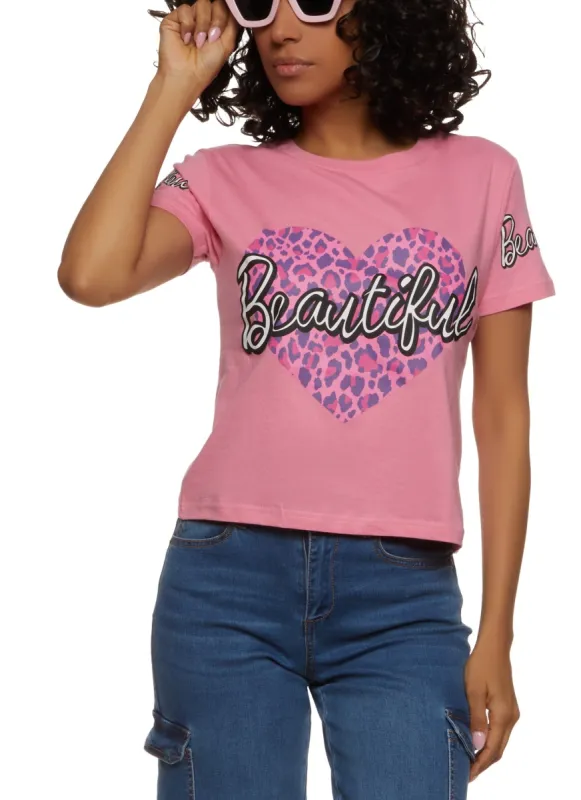 Beautiful Graphic Tee sold by Rainbow