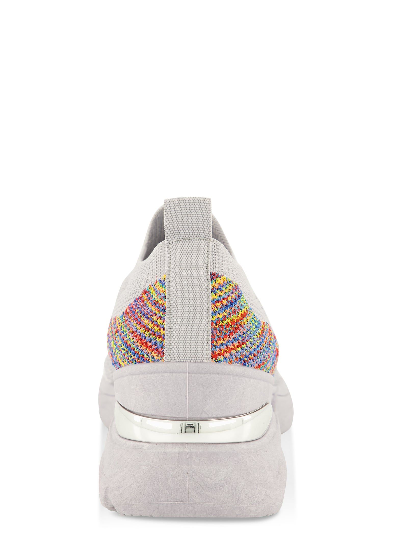 Color Block Textured Knit Slip On Sneakers sold by Rainbow product image thumbnail 3