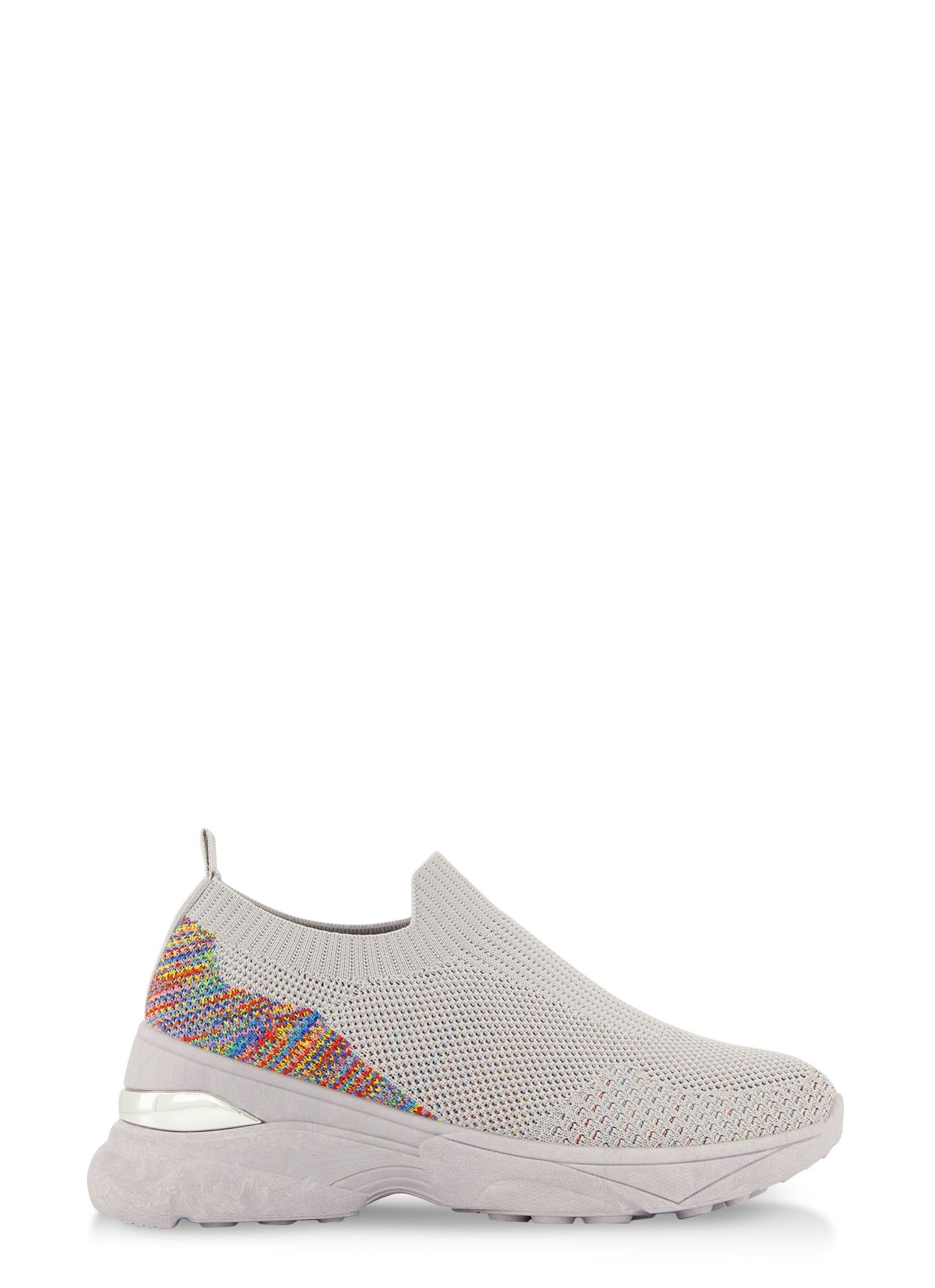 Color Block Textured Knit Slip On Sneakers sold by Rainbow product image thumbnail 2