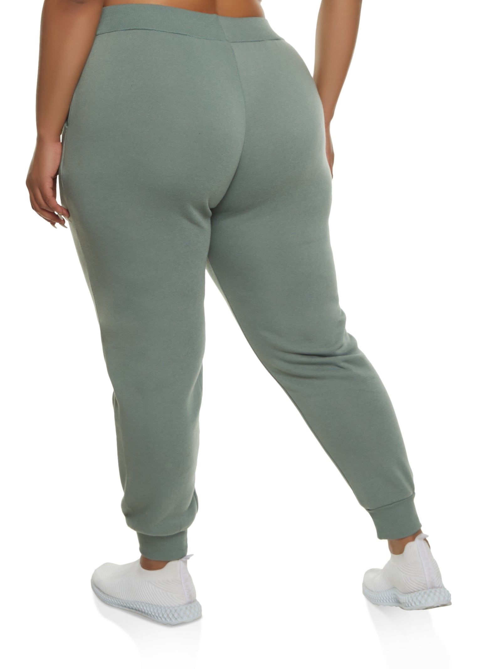 Plus Size Love Rhinestone Graphic Drawstring Joggers sold by Rainbow product image thumbnail 2