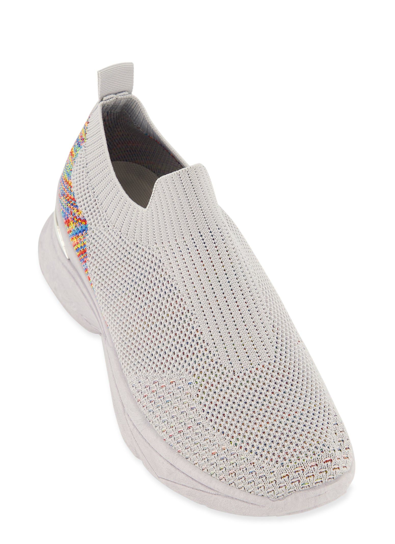 Color Block Textured Knit Slip On Sneakers sold by Rainbow
