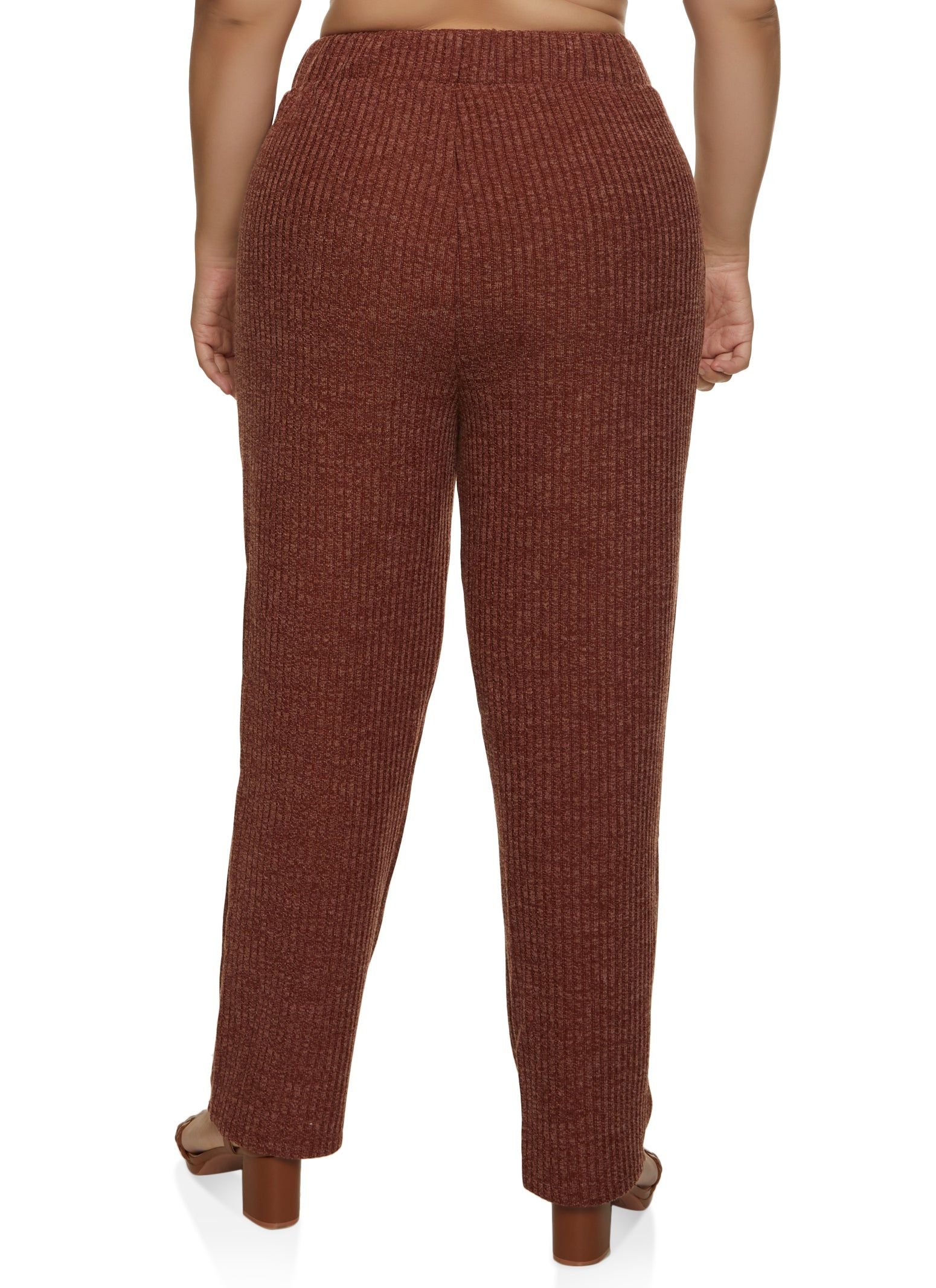 Plus Size Ribbed Drawstring Waist Pants sold by Rainbow product image thumbnail 2