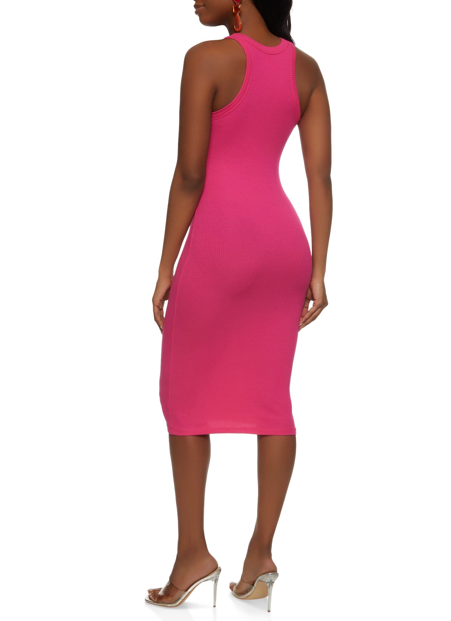Rib Knit Bodycon Tank Dress sold by Rainbow product image thumbnail 3