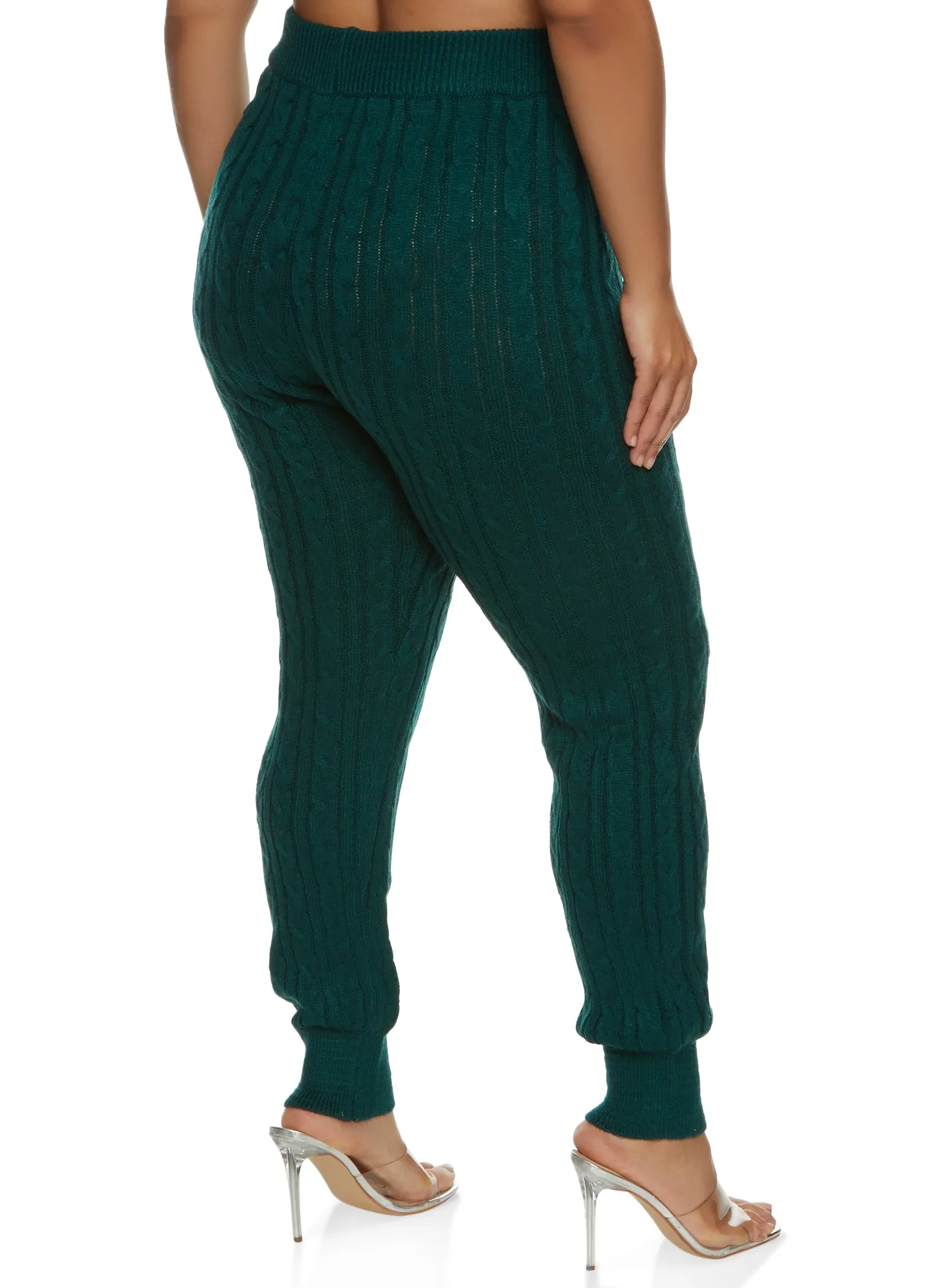 Plus Size Cable Knit Skinny Leg Pants sold by Rainbow product image thumbnail 2