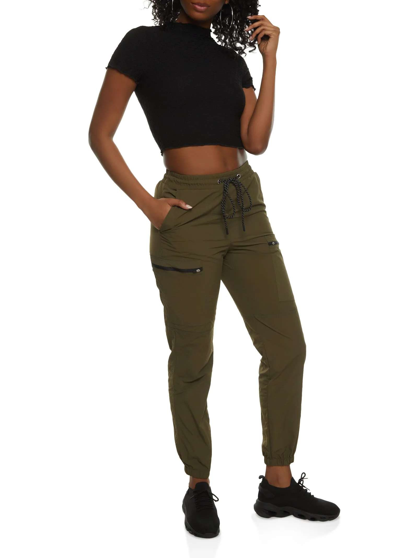 Nylon Drawstring Joggers sold by Rainbow product image thumbnail 2